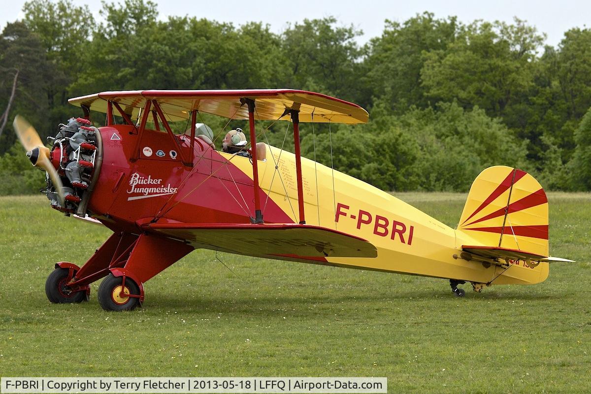 F-PBRI, 1937 Bucker Bu-133D-1 Jungmeister C/N 2008, Constructeur Amateur BUCKER BU 133 C, c/n: 2008 at La Ferte Alais in 2013