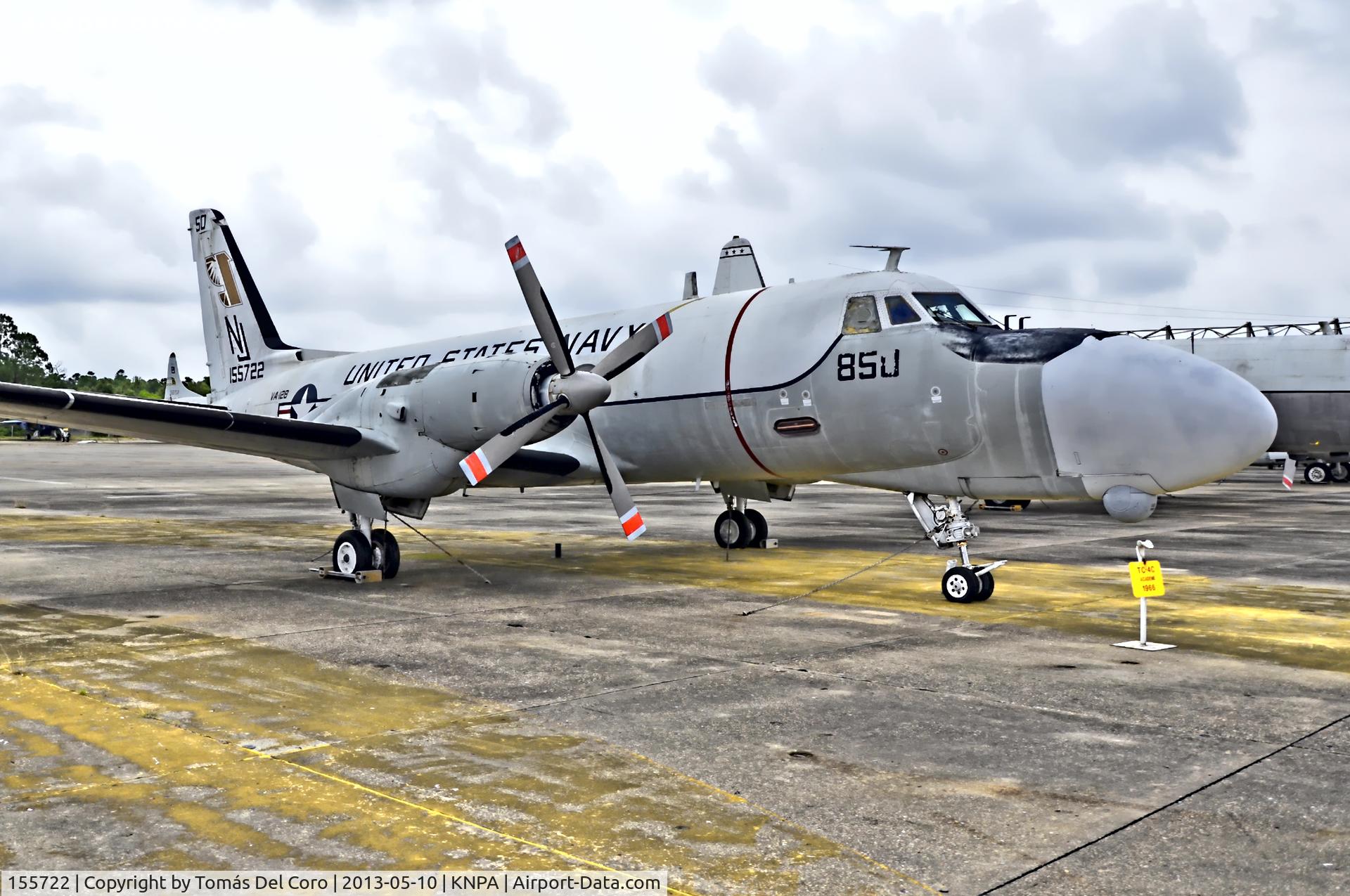 155722, 1966 Grumman TC-4C Academe (G-159) C/N 176, Grumman TC-4C Academe BuNo 155722 (C/N 176)
(Gulfstream l)

National Naval Aviation Museum
TDelCoro
May 10, 2013