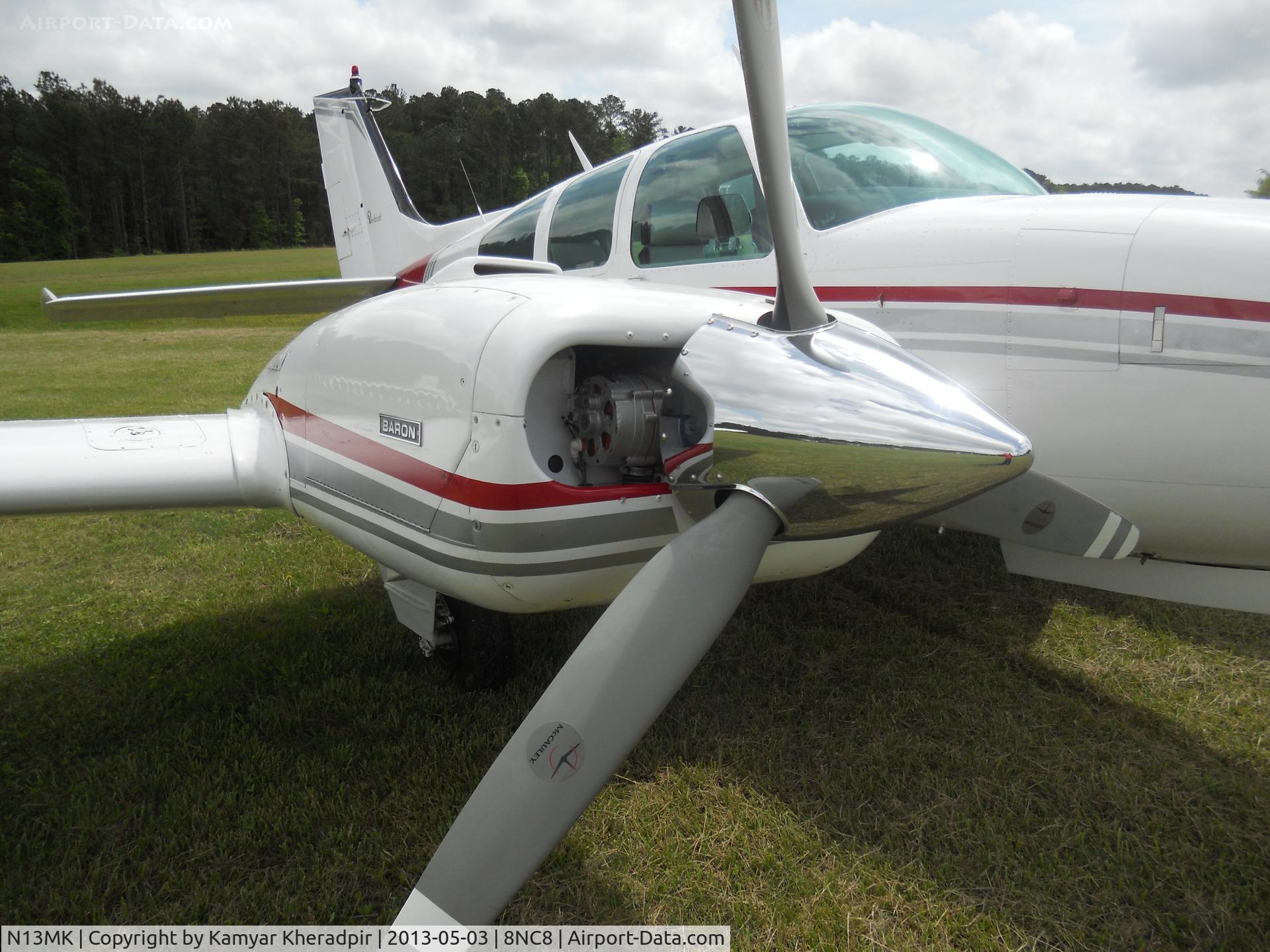 N13MK, 1968 Beech D55 Baron C/N TE-515, 8NC8 Durham NC