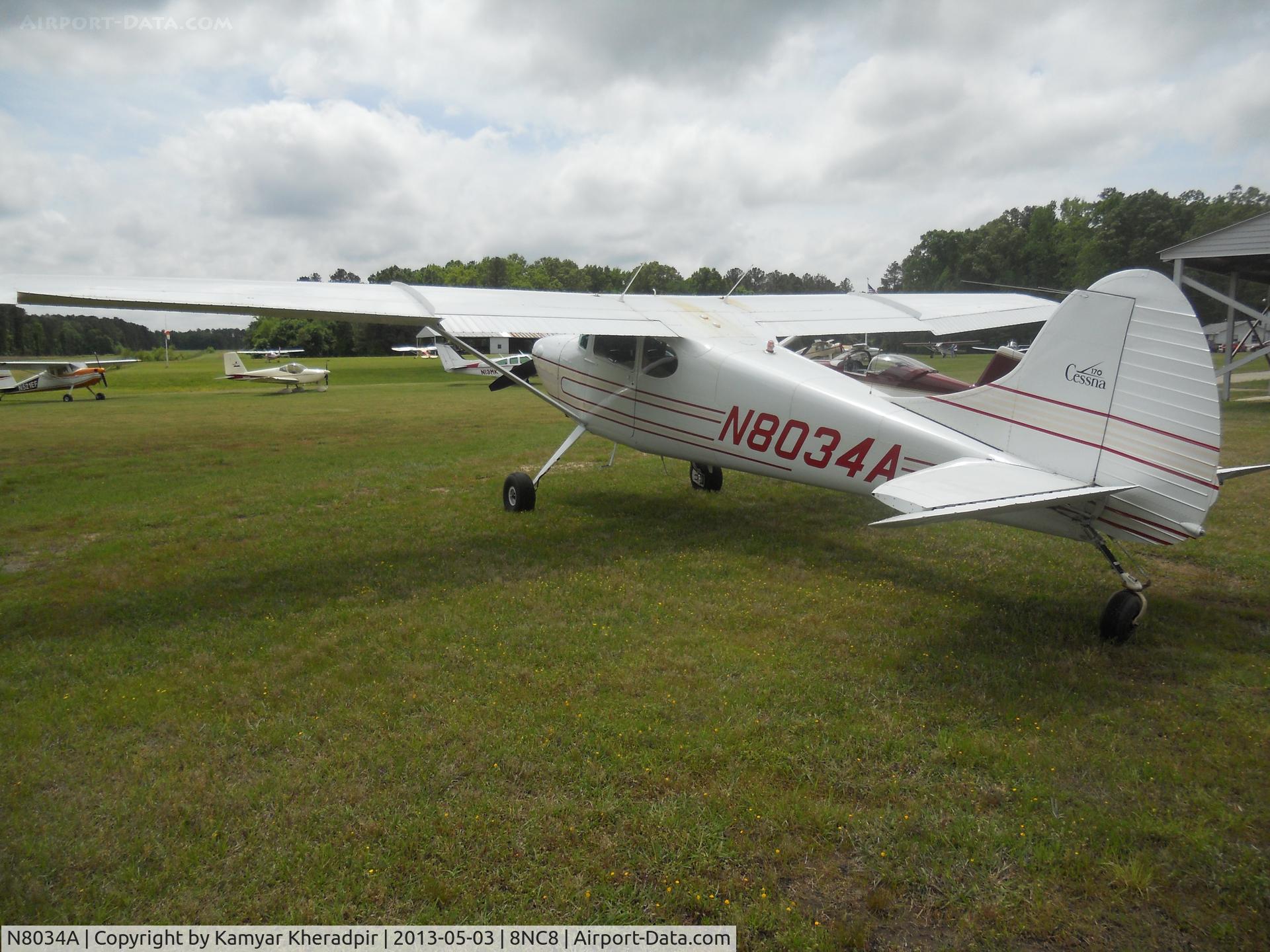 N8034A, 1952 Cessna 170B C/N 20886, 8NC8