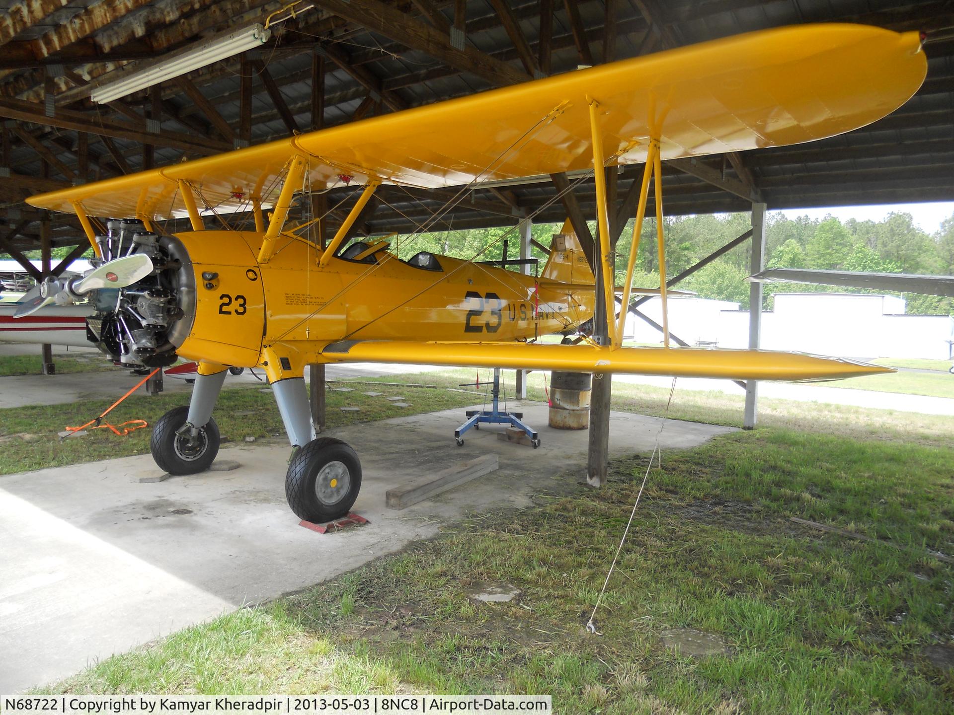 N68722, 1942 Boeing A75N1(PT17) C/N 75-3603, 8NC8
