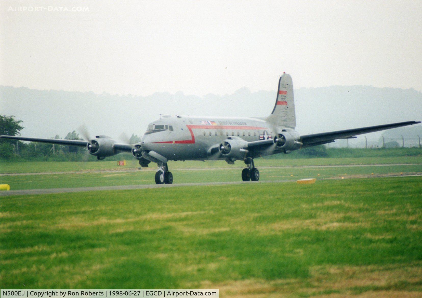 N500EJ, 1945 Douglas C-54E Skymaster (DC-4A) C/N DO316, Woodford Airshow