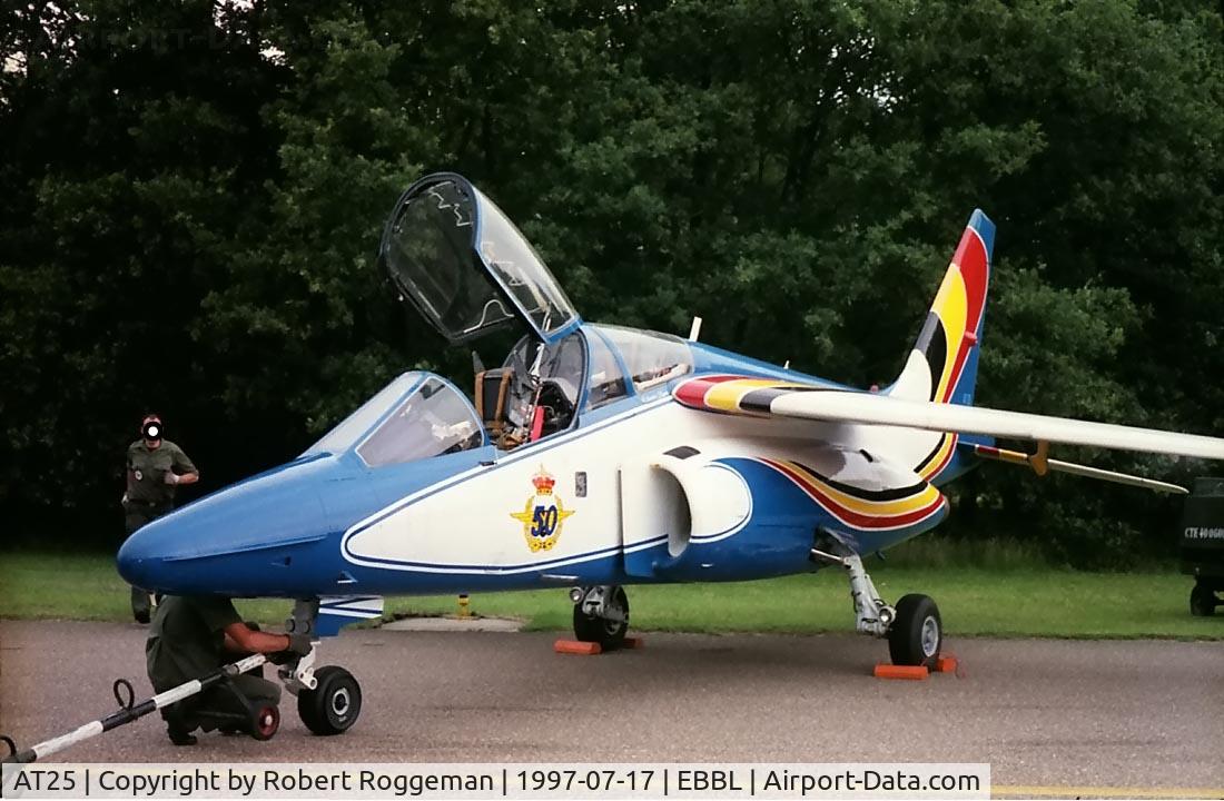 AT25, Dassault-Dornier Alpha Jet 1B C/N B25/1110, DEMO.OCU 10 YEARS.
