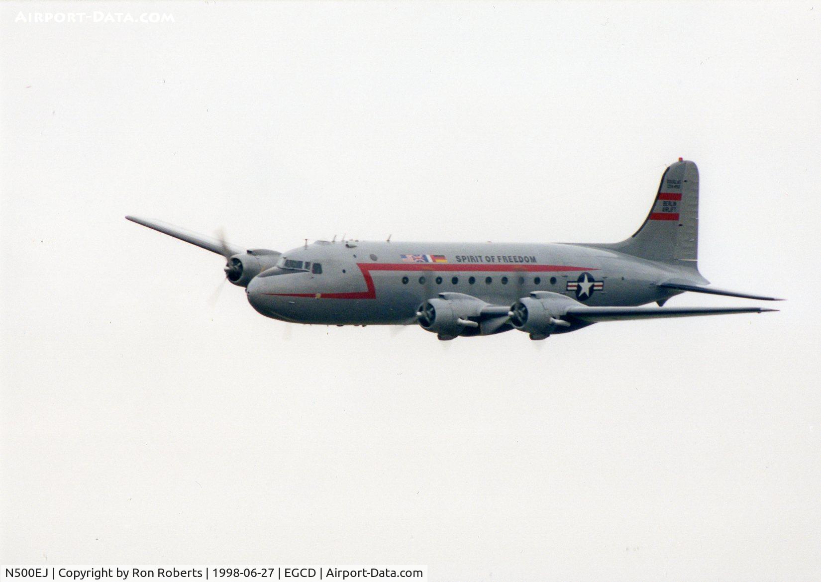 N500EJ, 1945 Douglas C-54E Skymaster (DC-4A) C/N DO316, Woodford Airshow