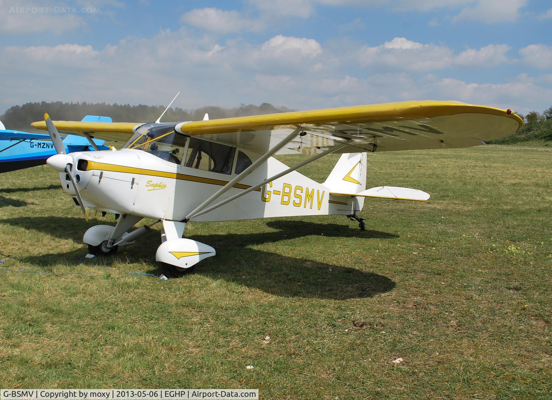 G-BSMV, 1948 Piper PA-17 Vagabond C/N 17-94, Piper PA-17 Vagabond at Popham. Ex N4696H