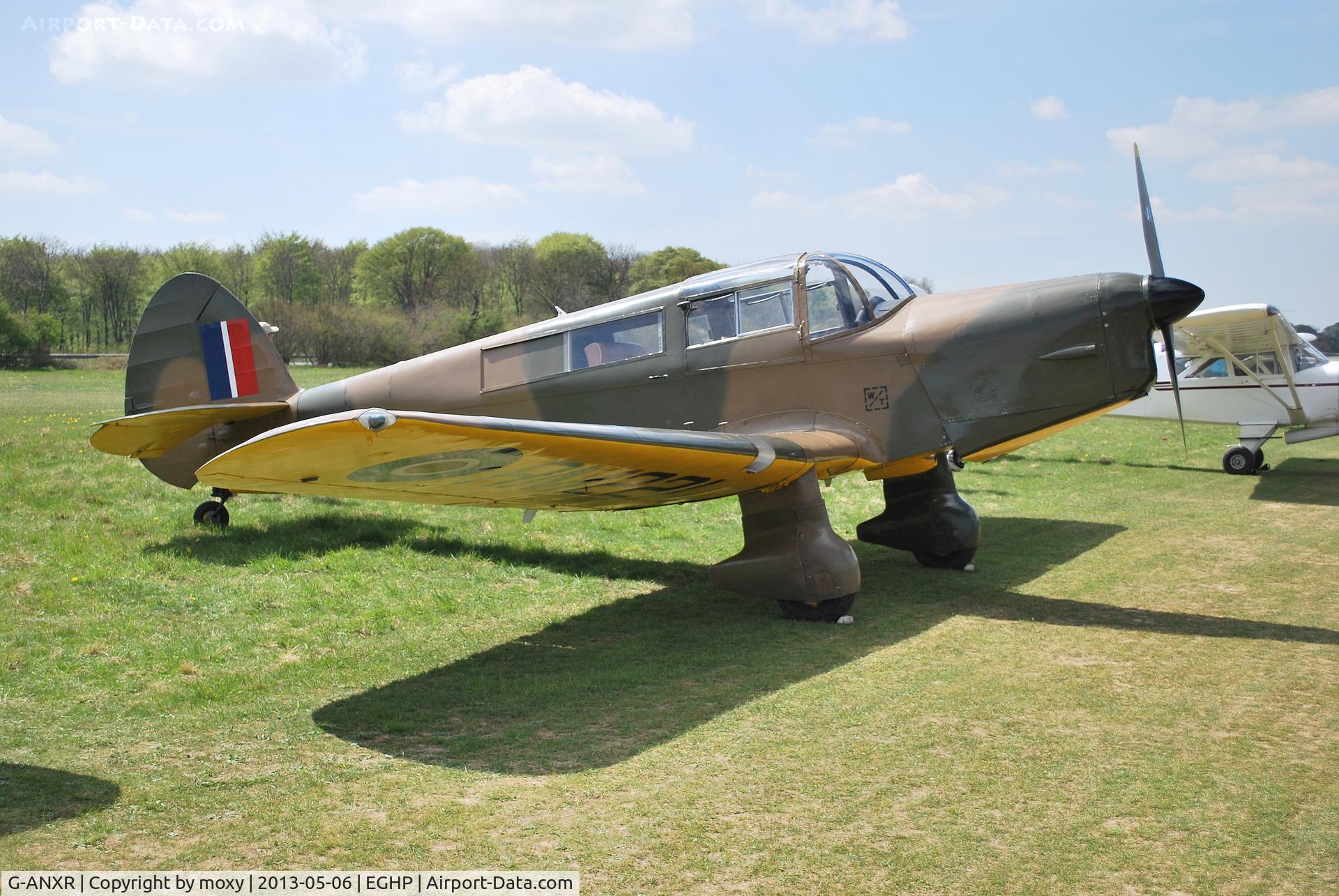 G-ANXR, 1945 Percival P-31C Proctor 4 C/N FHM 141, Percival Proctor IV at Popham. Ex RAF RM221