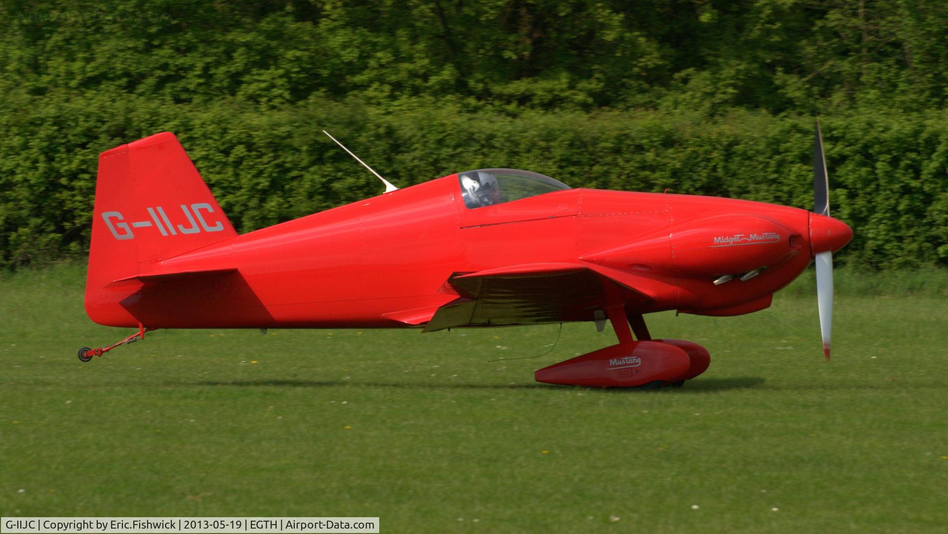 G-IIJC, 1999 Mustang Aeronautics Midget Mustang MM-1 C/N XU-5, 1. G-IIJC at Shuttleworth Flying Day and LAA Party in the Park, May 2013.