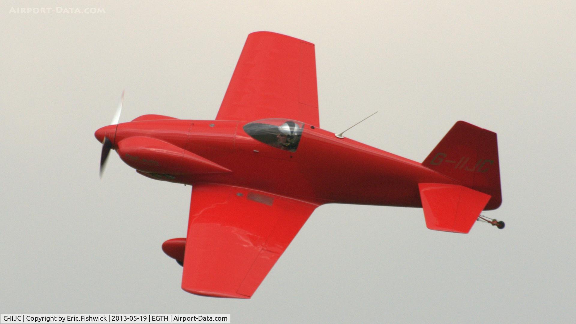 G-IIJC, 1999 Mustang Aeronautics Midget Mustang MM-1 C/N XU-5, 4. G-IIJC at Shuttleworth Flying Day and LAA Party in the Park, May 2013.