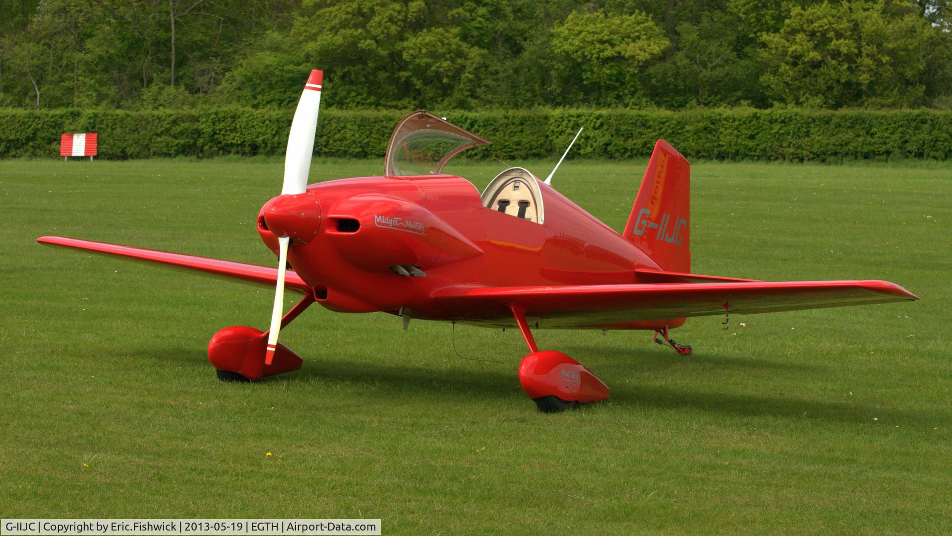 G-IIJC, 1999 Mustang Aeronautics Midget Mustang MM-1 C/N XU-5, 3. G-IIJC at Shuttleworth Flying Day and LAA Party in the Park, May 2013.