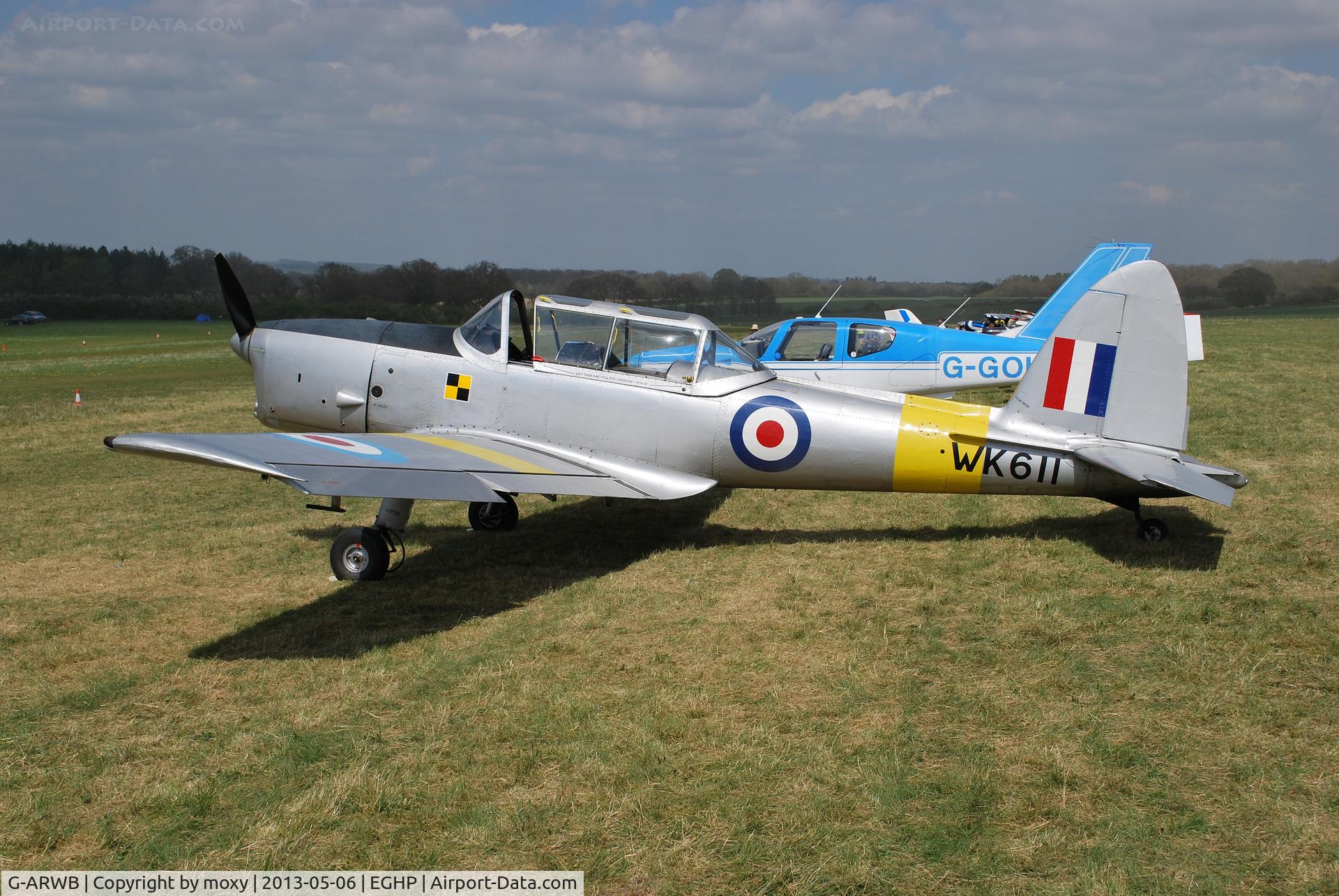 G-ARWB, 1952 De Havilland DHC-1 Chipmunk 22A C/N C1/0621, Chipmunk 22A ex RAF WK611 at Popham