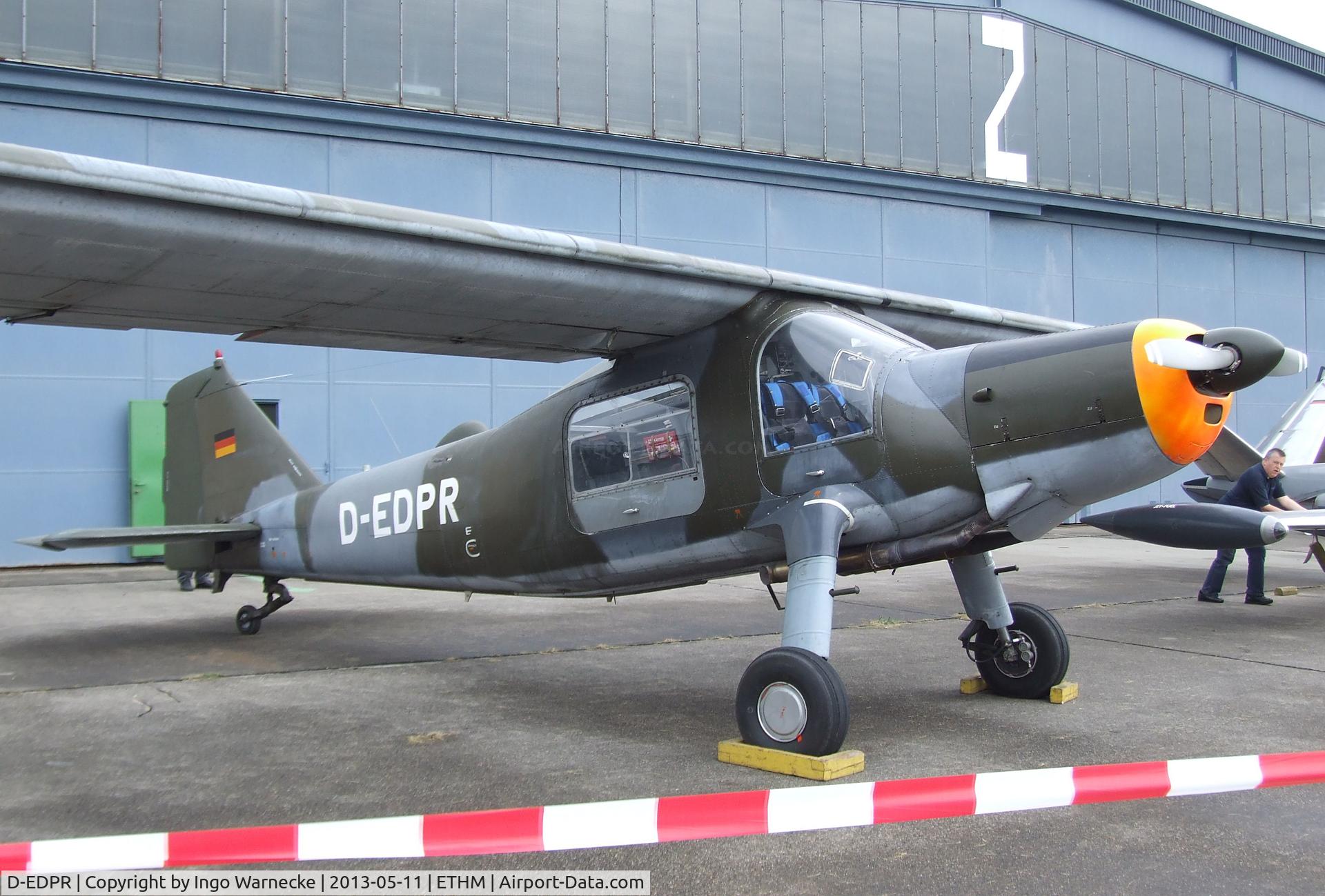 D-EDPR, Dornier Do-27B-3 C/N 398, Dornier Do 27B-3 during an open day at the Fliegendes Museum Mendig (Flying Museum) at former German Army Aviation base, now civilian Mendig airfield