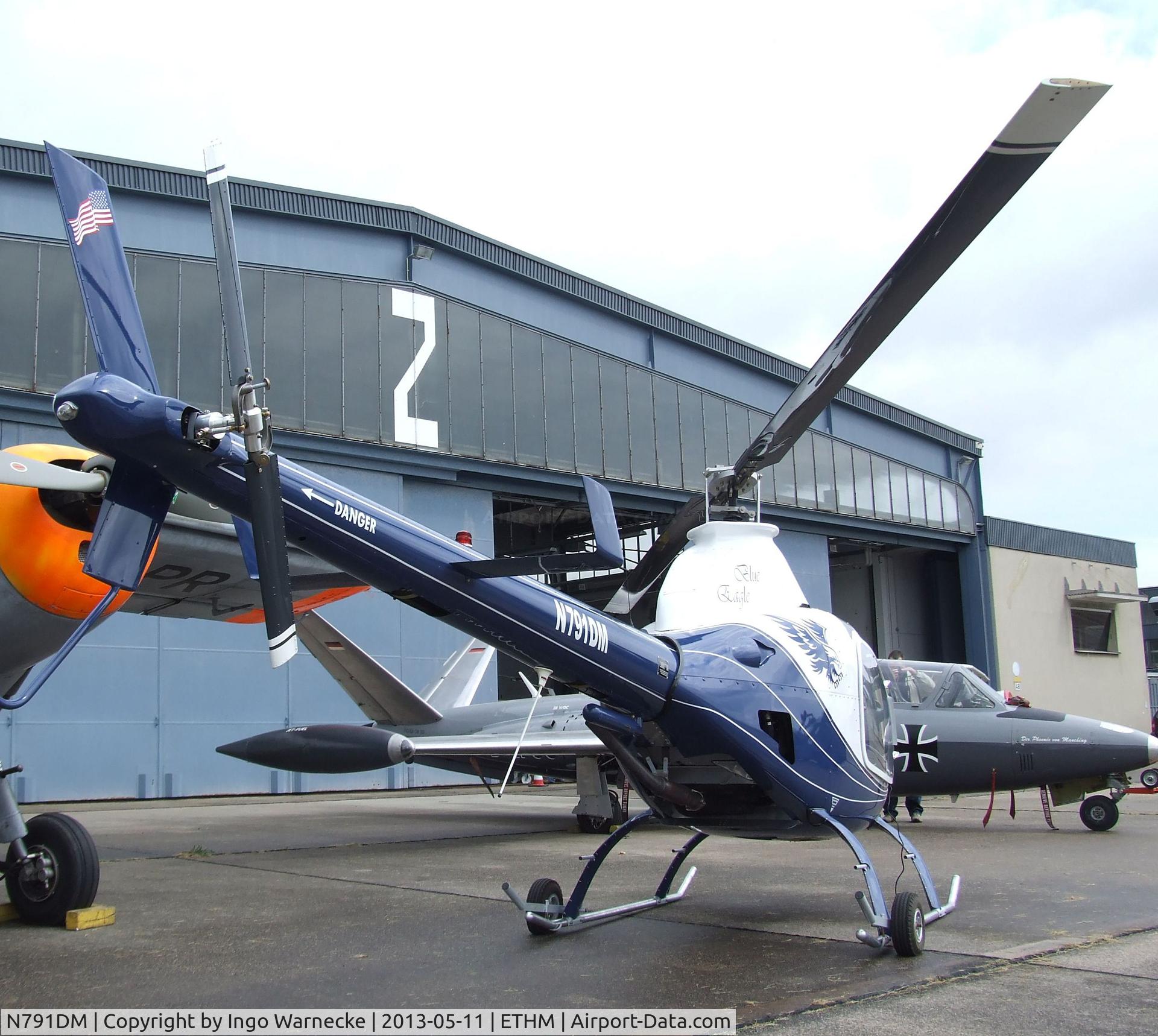N791DM, Rotorway Exec 162F C/N 6810, Rotorway EXEC 162F during an open day at the Fliegendes Museum Mendig (Flying Museum) at former German Army Aviation base, now civilian Mendig airfield