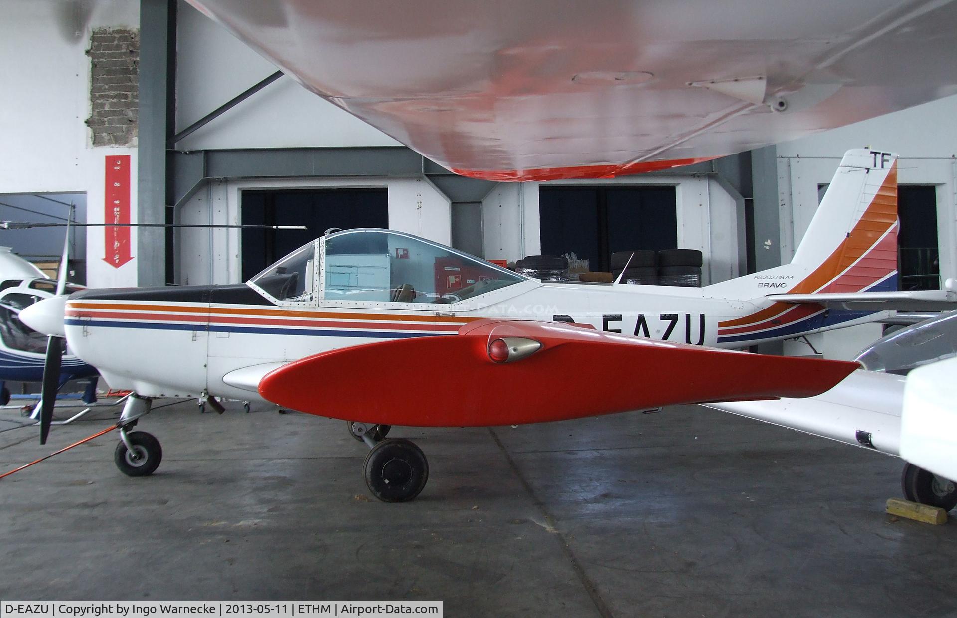 D-EAZU, 1987 FFA AS-202/18A-4 Bravo C/N 225, FFA AS-202/18A4 Bravo during an open day at the Fliegendes Museum Mendig (Flying Museum) at former German Army Aviation base, now civilian Mendig airfield