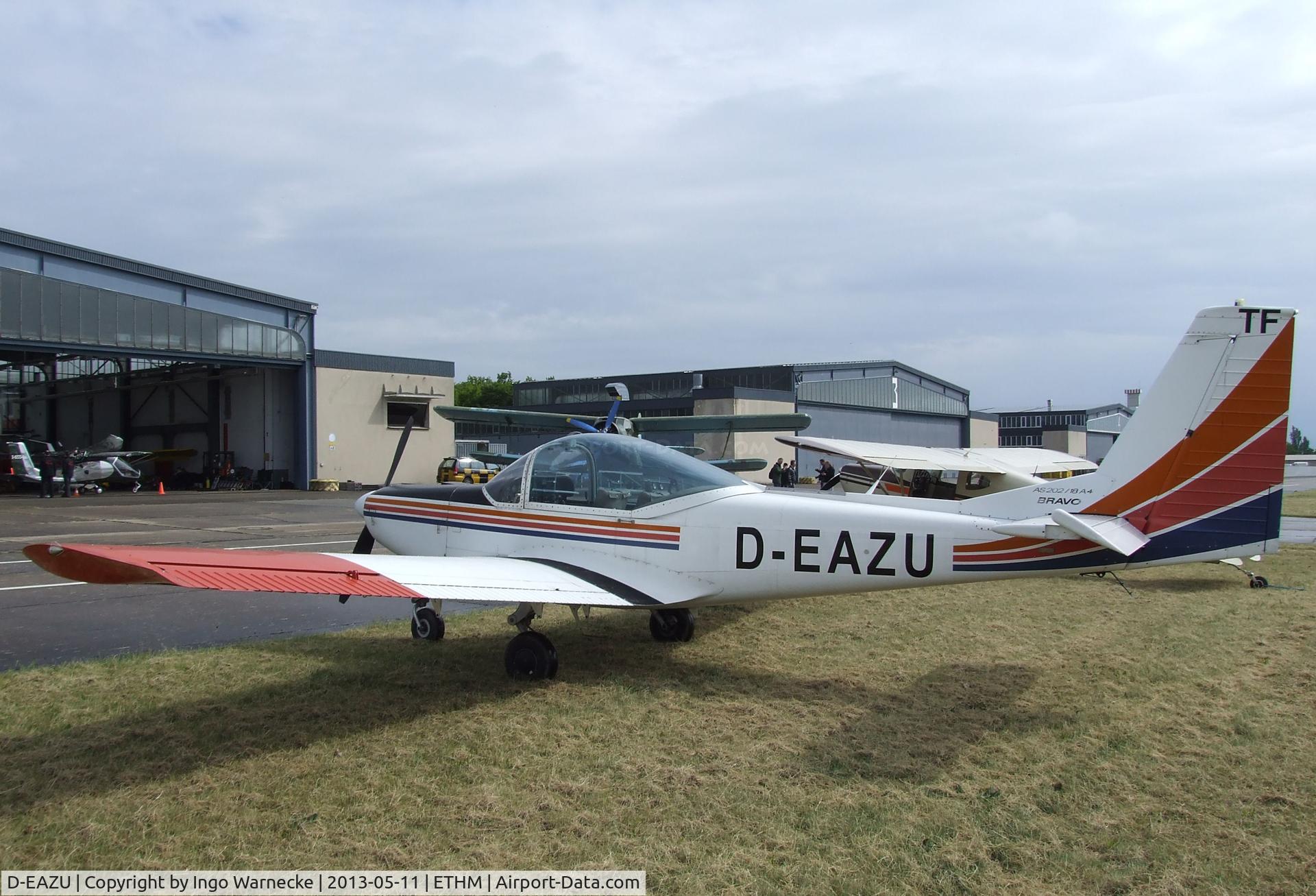 D-EAZU, 1987 FFA AS-202/18A-4 Bravo C/N 225, FFA AS-202/18A4 Bravo during an open day at the Fliegendes Museum Mendig (Flying Museum) at former German Army Aviation base, now civilian Mendig airfield