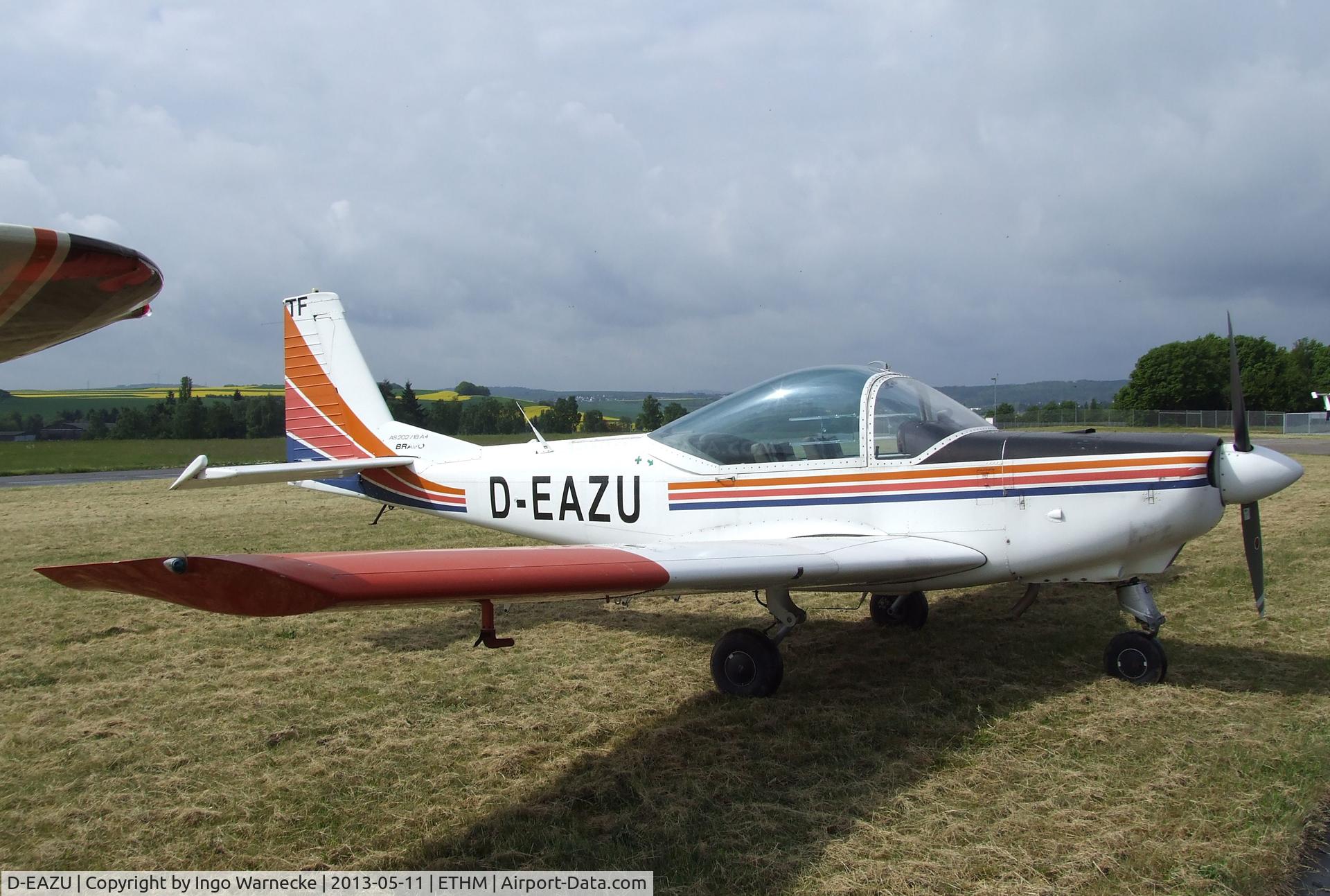 D-EAZU, 1987 FFA AS-202/18A-4 Bravo C/N 225, FFA AS-202/18A4 Bravo during an open day at the Fliegendes Museum Mendig (Flying Museum) at former German Army Aviation base, now civilian Mendig airfield