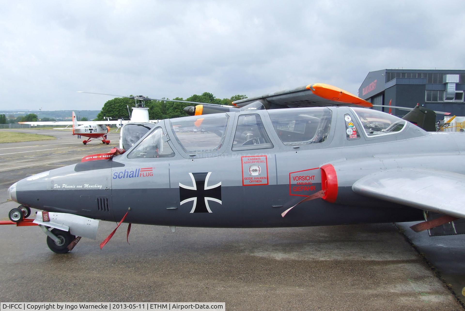 D-IFCC, Fouga CM-170R Magister C/N D79, Fouga CM.170R Magister during an open day at the Fliegendes Museum Mendig (Flying Museum) at former German Army Aviation base, now civilian Mendig airfield