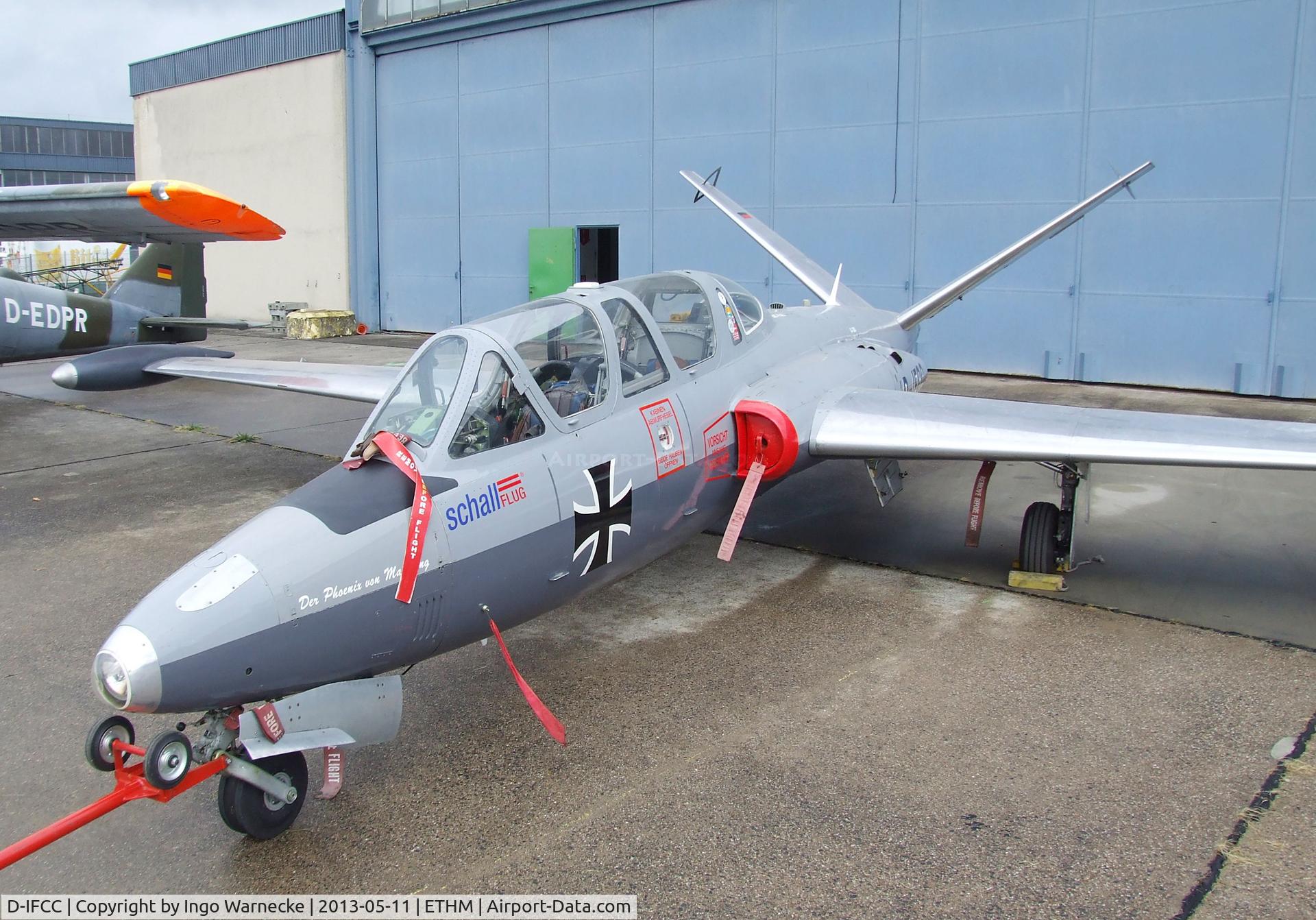 D-IFCC, Fouga CM-170R Magister C/N D79, Fouga CM.170R Magister during an open day at the Fliegendes Museum Mendig (Flying Museum) at former German Army Aviation base, now civilian Mendig airfield