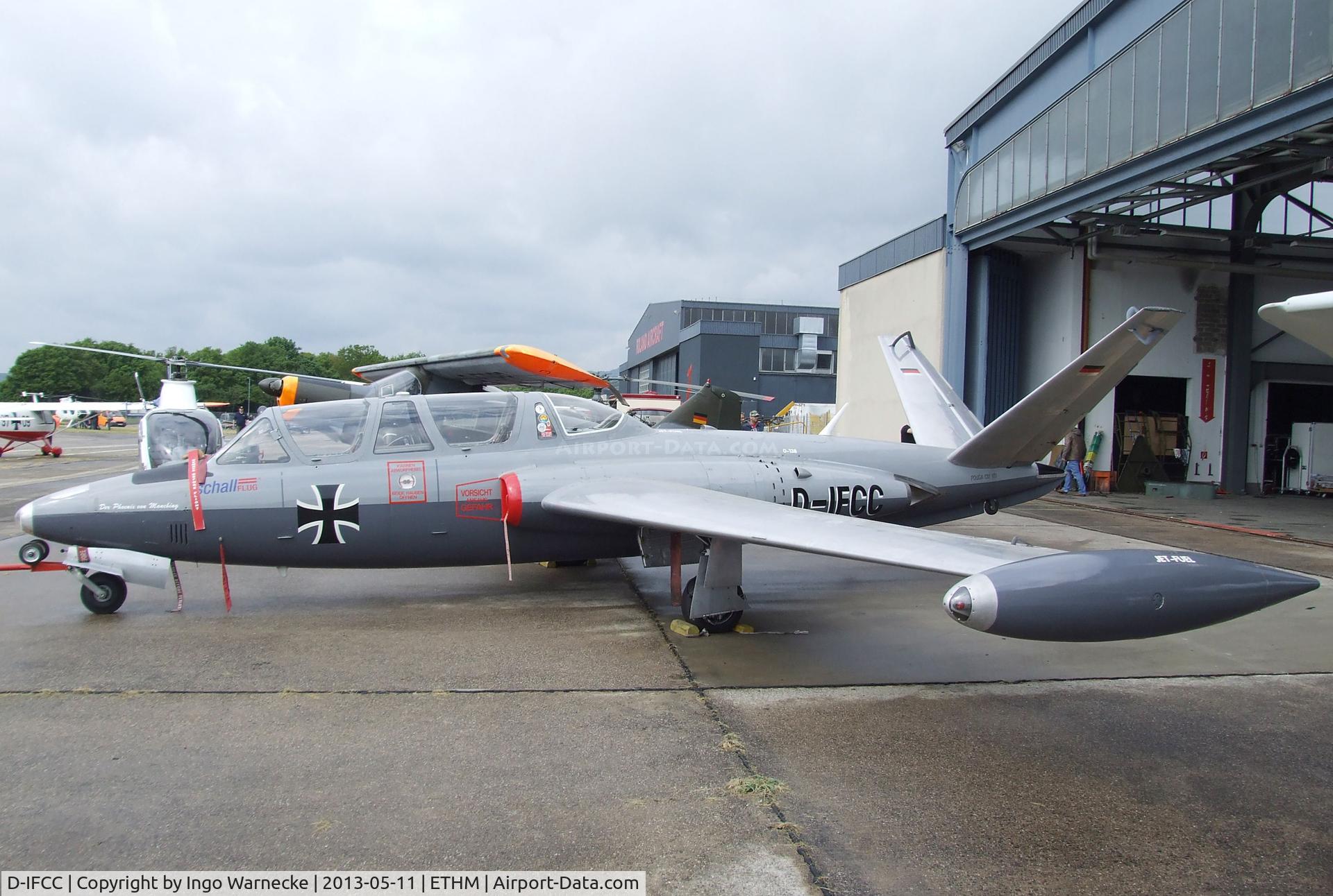 D-IFCC, Fouga CM-170R Magister C/N D79, Fouga CM.170R Magister during an open day at the Fliegendes Museum Mendig (Flying Museum) at former German Army Aviation base, now civilian Mendig airfield