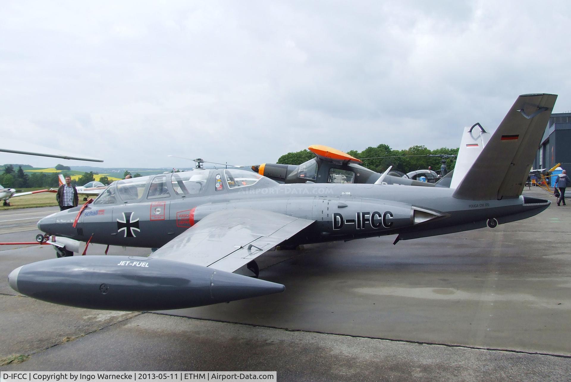 D-IFCC, Fouga CM-170R Magister C/N D79, Fouga CM.170R Magister during an open day at the Fliegendes Museum Mendig (Flying Museum) at former German Army Aviation base, now civilian Mendig airfield