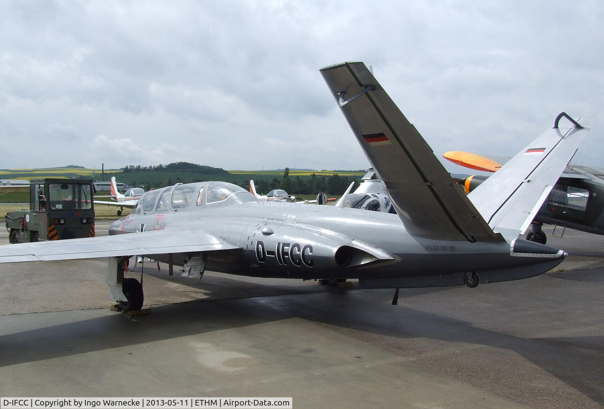 D-IFCC, Fouga CM-170R Magister C/N D79, Fouga CM.170R Magister during an open day at the Fliegendes Museum Mendig (Flying Museum) at former German Army Aviation base, now civilian Mendig airfield