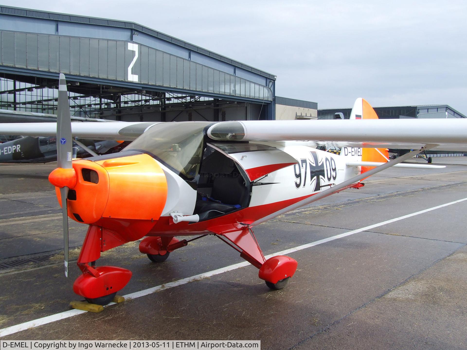 D-EMEL, Putzer Elster B C/N 016, Pützer Elster B during an open day at the Fliegendes Museum Mendig (Flying Museum) at former German Army Aviation base, now civilian Mendig airfield