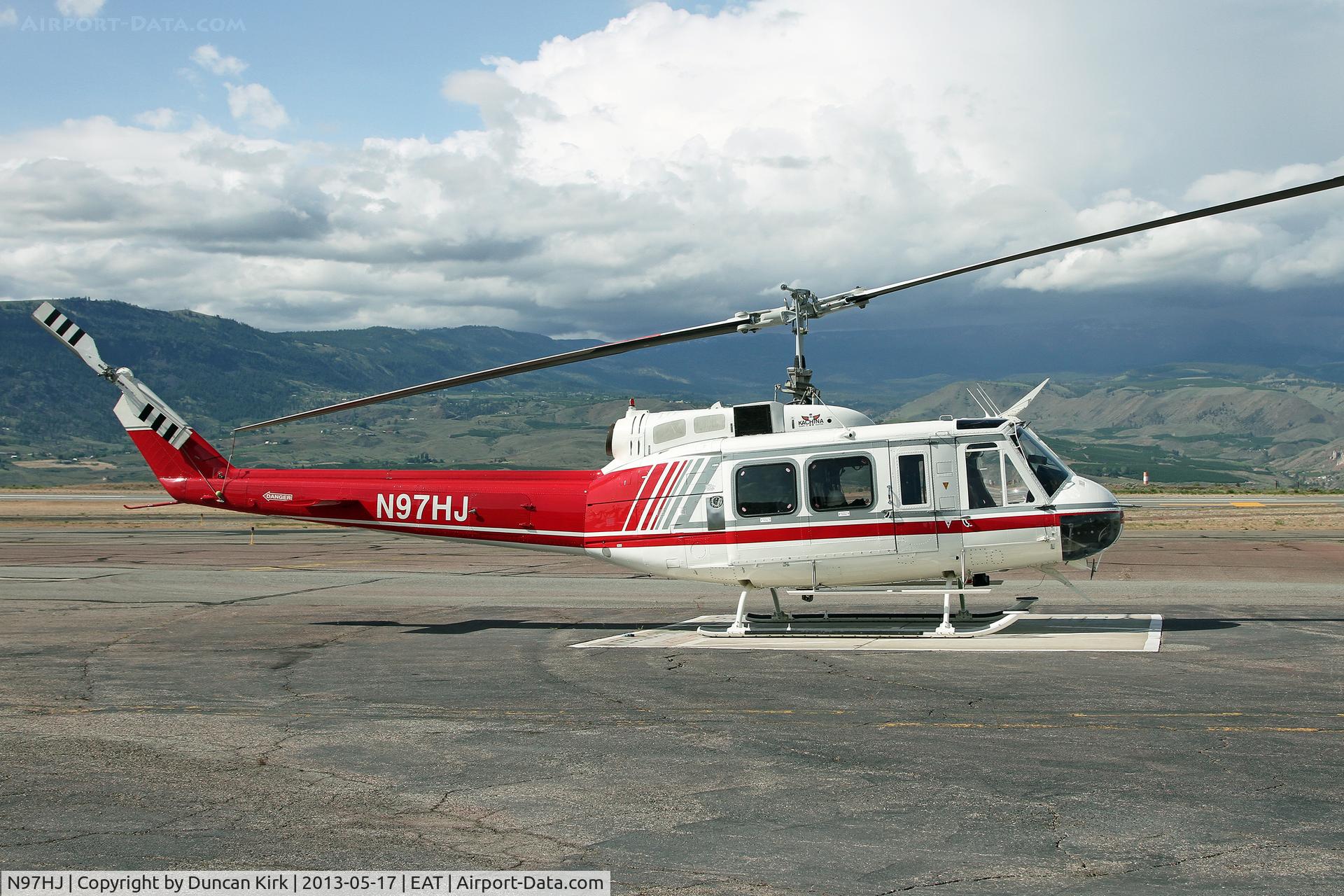 N97HJ, 1974 Bell 205A-1 C/N 30173, Ready for the fire fighting season
