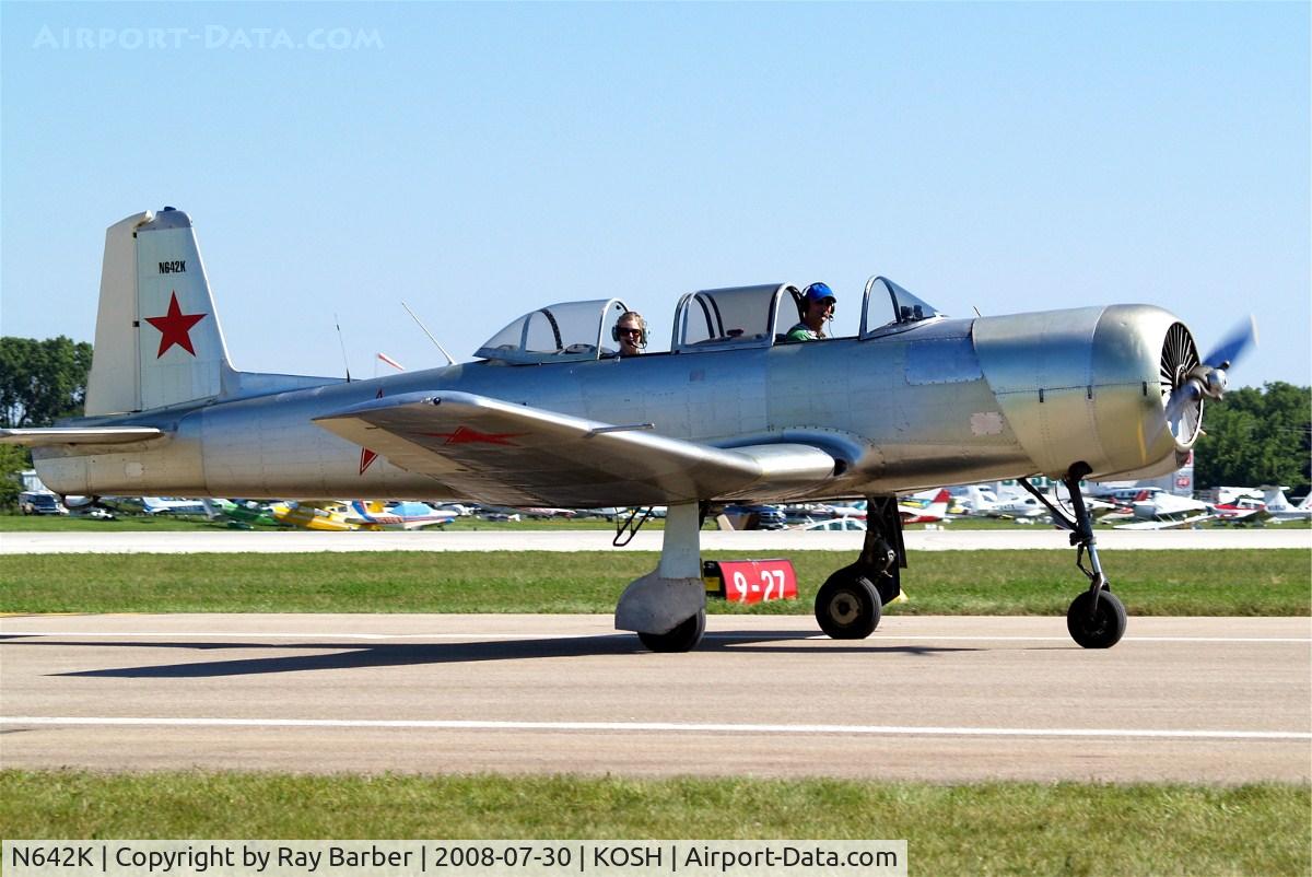 N642K, 1985 Nanchang CJ-6A C/N 4232013, Nanchang CJ-6A [4232013] Oshkosh-Wittman Regional~N 30/07/2008