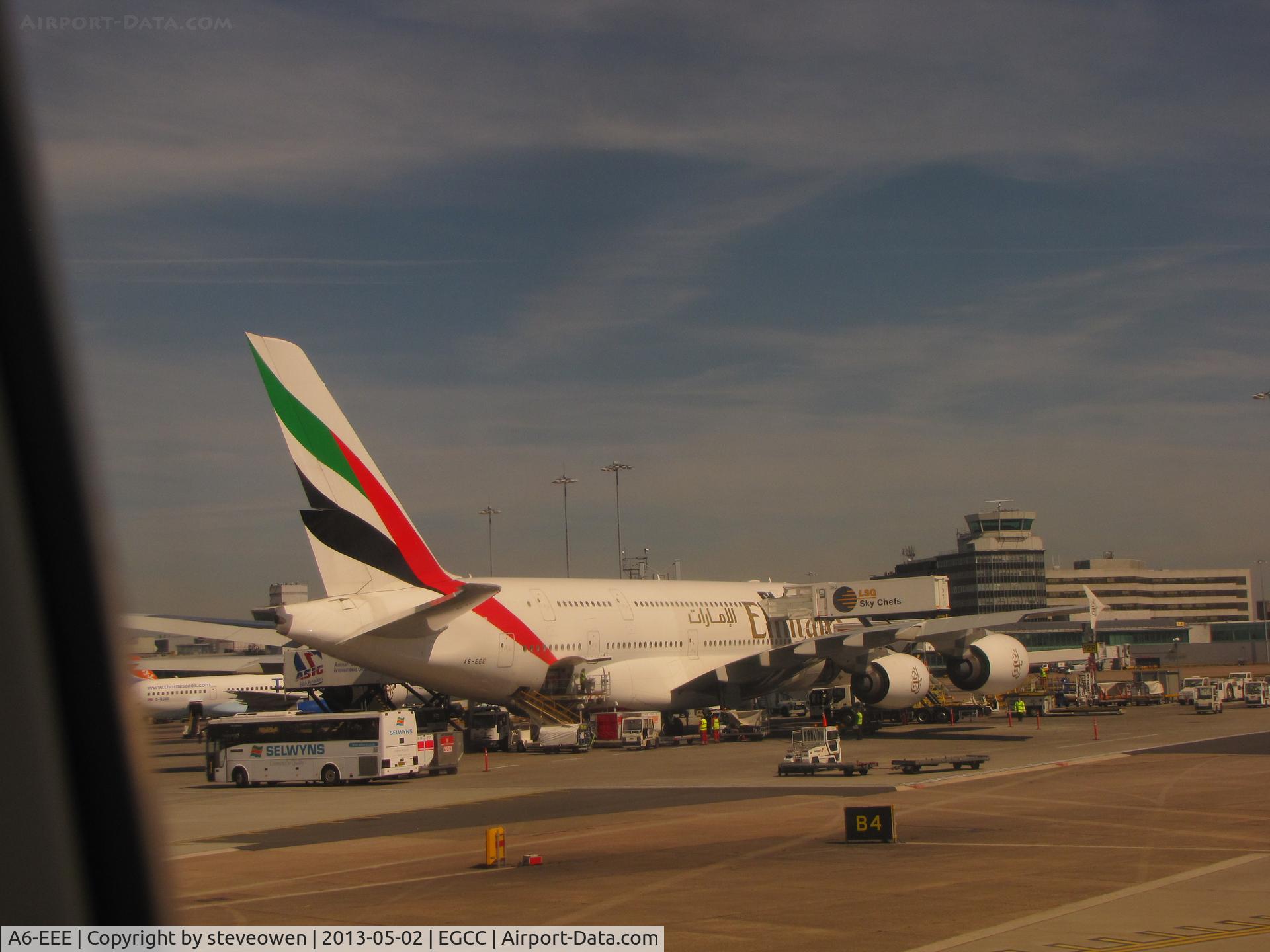 A6-EEE, 2012 Airbus A380-861 C/N 112, taken while taxing out