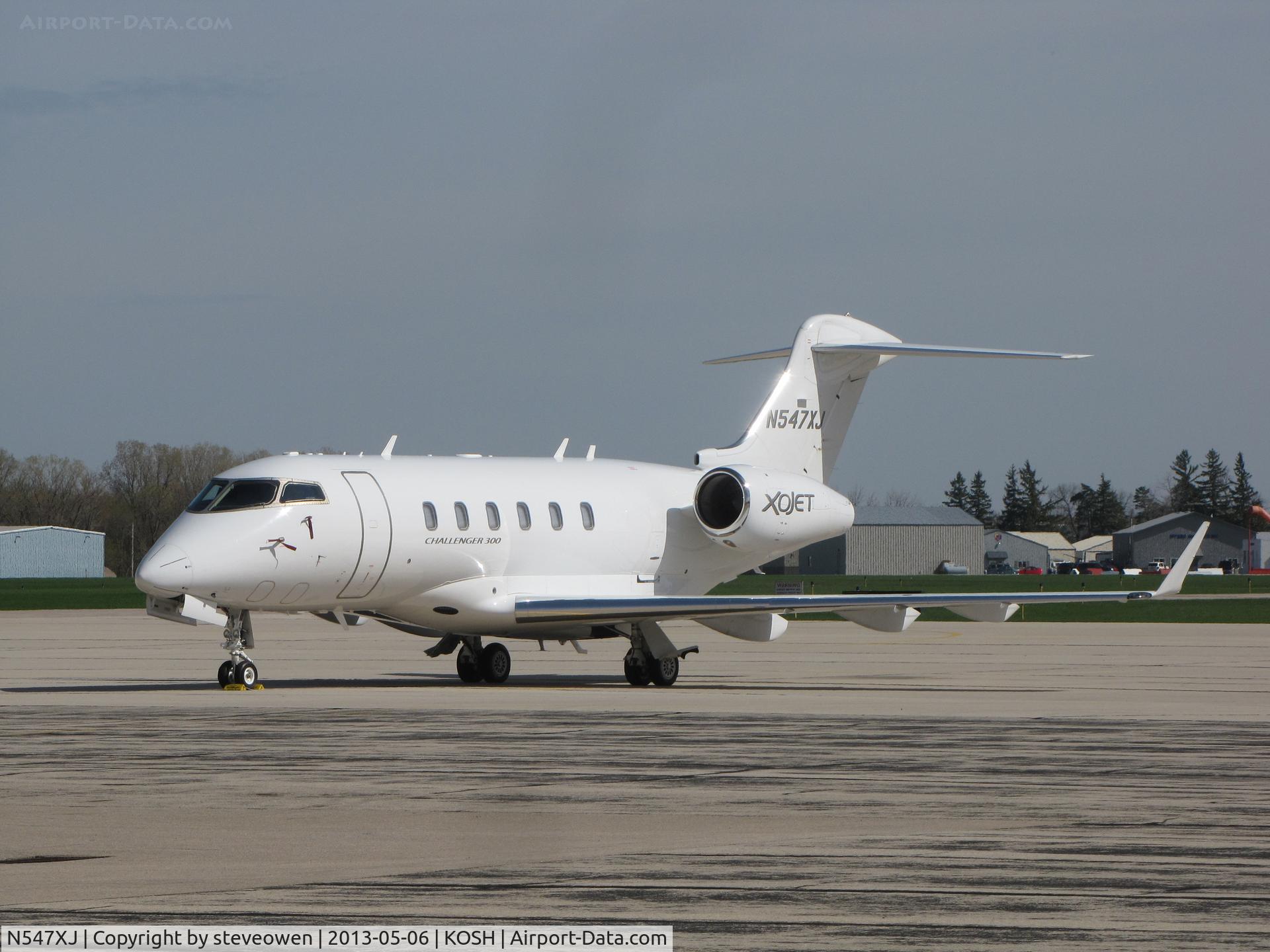 N547XJ, 2009 Bombardier Challenger 300 (BD-100-1A10) C/N 20281, At Basler FBO ramp