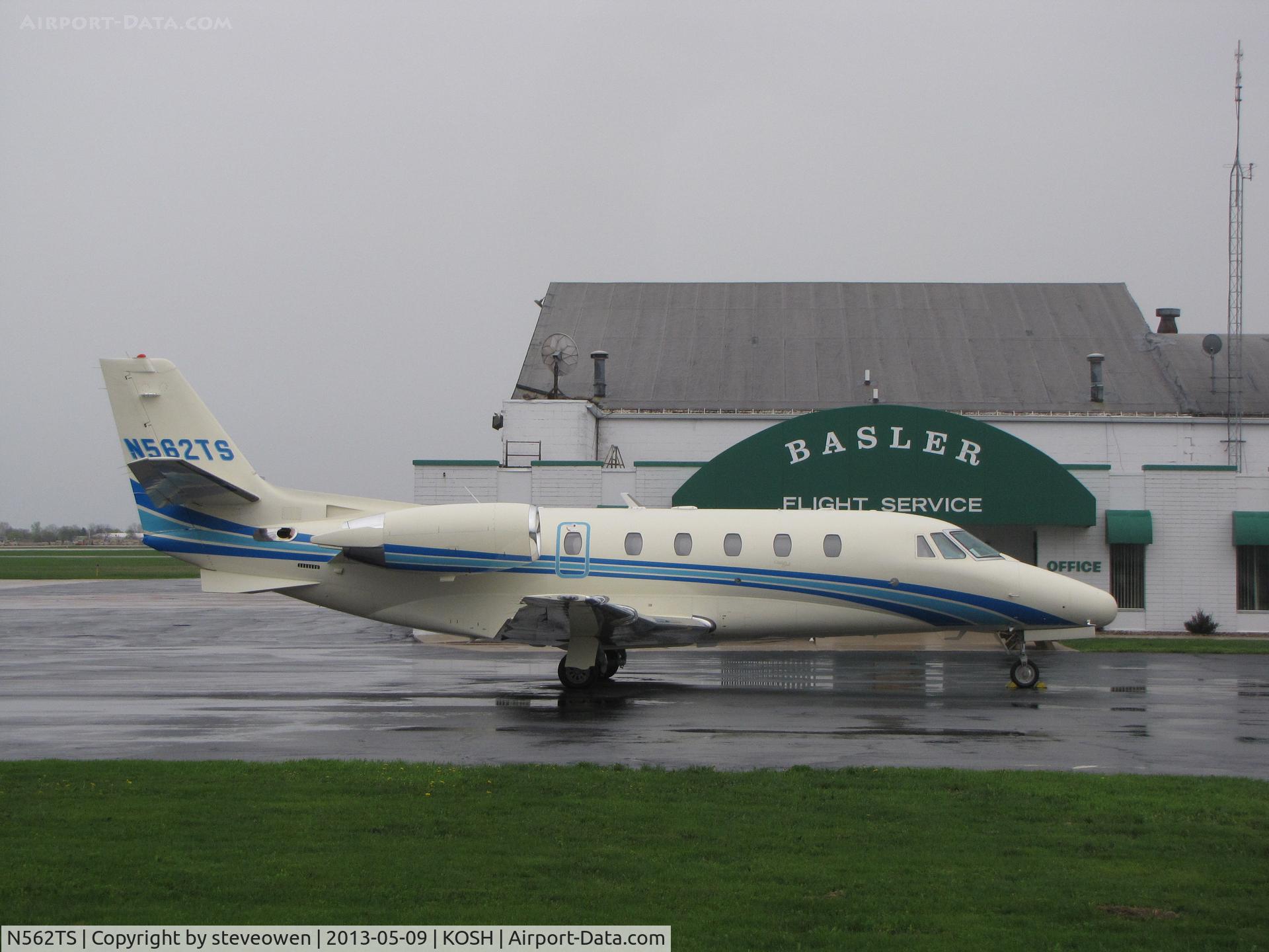 N562TS, 2001 Cessna 560XL Citation Excel C/N 560-5178, Basler FBO ramp