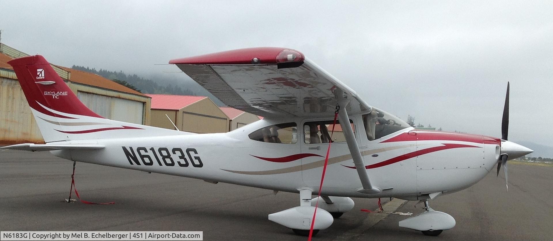 N6183G, 2008 Cessna T182T Turbo Skylane C/N T18208844, This aircraft was at Gold Beach Oregon airport in May of 2013