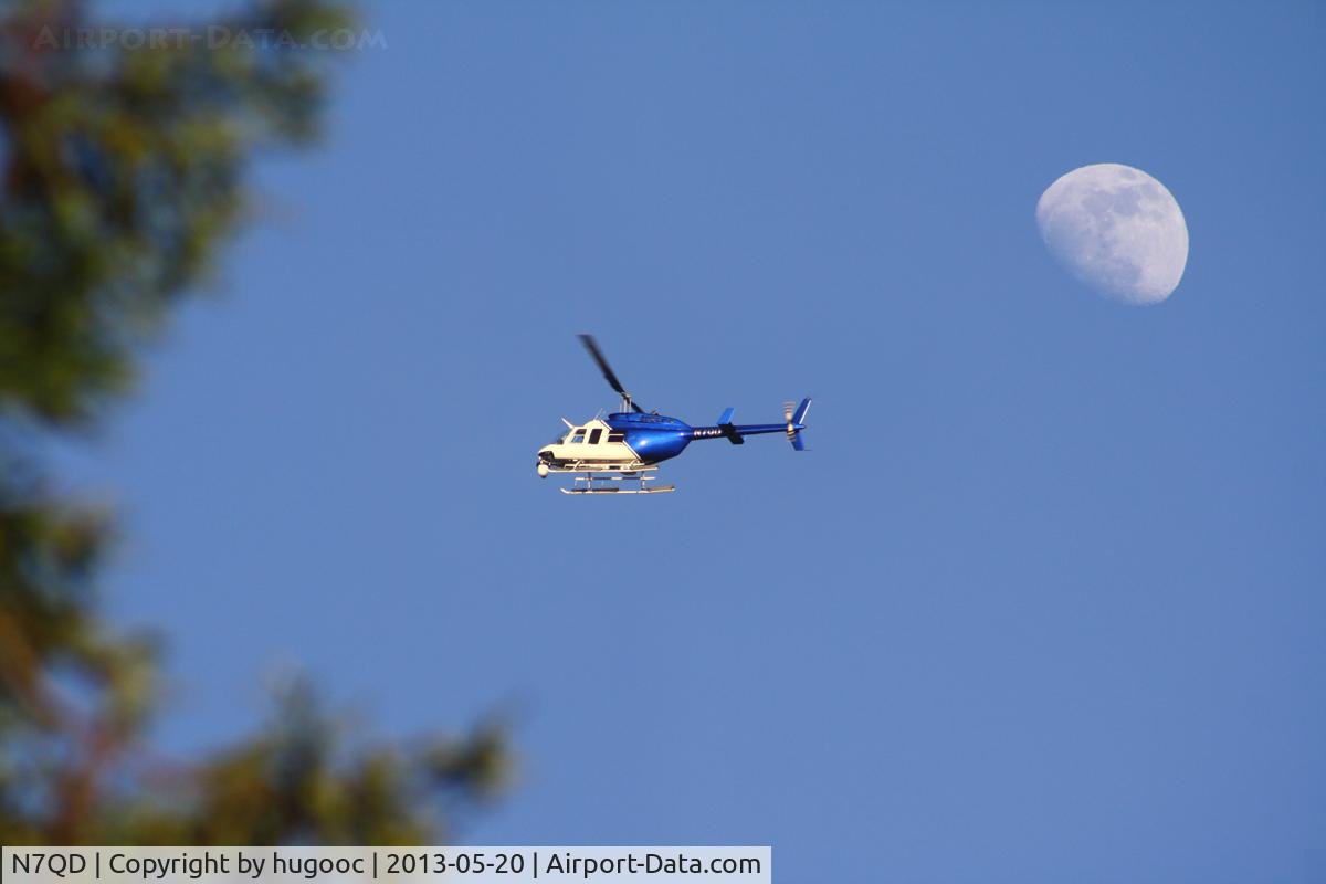 N7QD, Bell 206L-4 LongRanger IV LongRanger C/N 52108, A Bell 206L-4 LongRanger IV flying over Oakland, CA.
