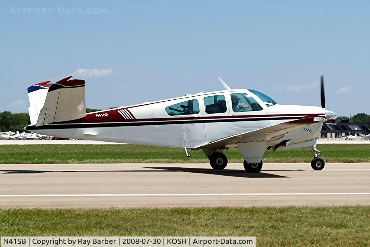 N41SB, 1964 Beech S35 Bonanza C/N D-7608, Beech S35 Bonanza [D-7608] Oshkosh-Wittman Regional~N 30/07/2008
