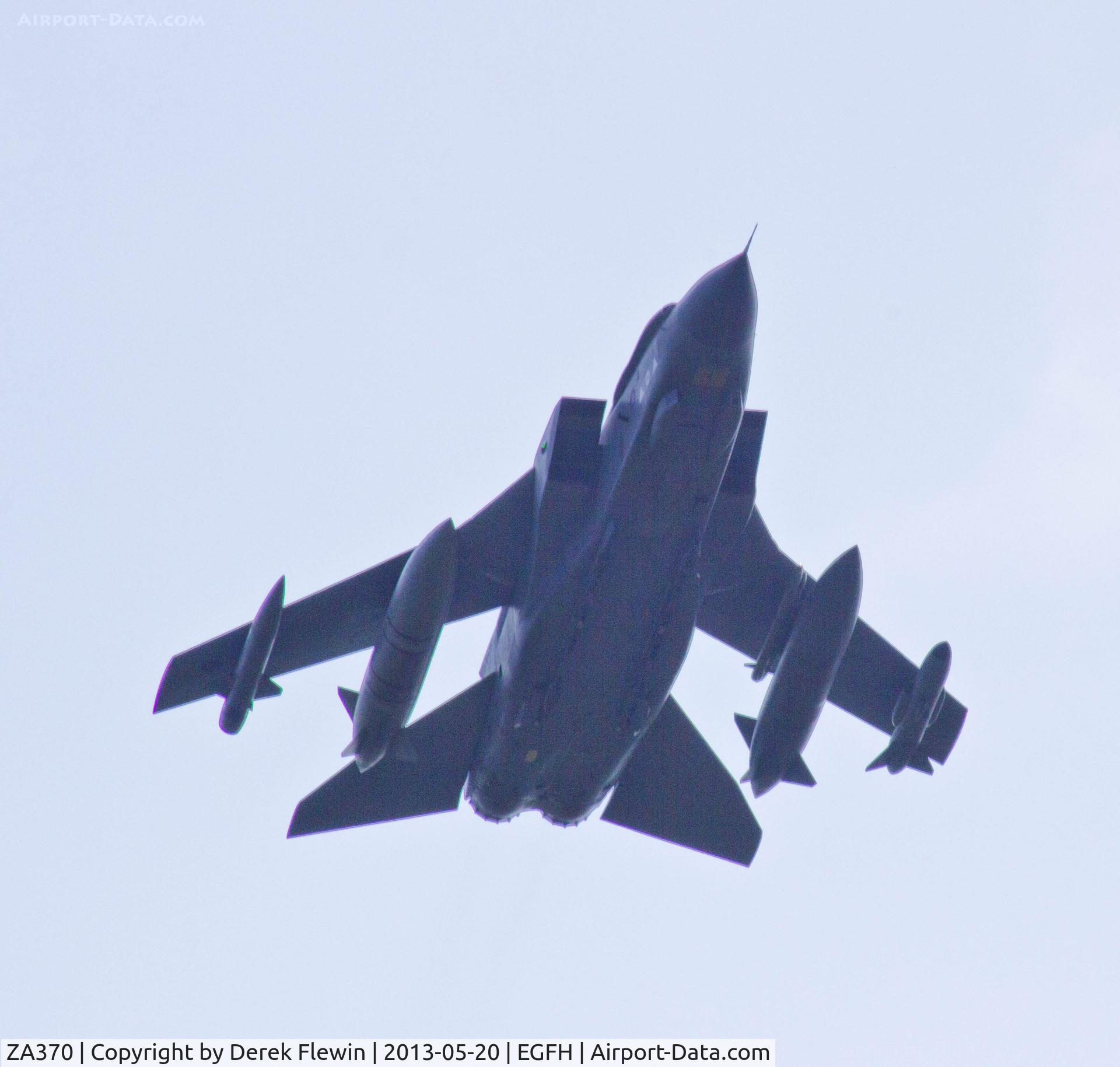 ZA370, 1982 Panavia Tornado GR.4A C/N 168/BS052/3084, Mrhm24,  heard calling EGFH ATC from 