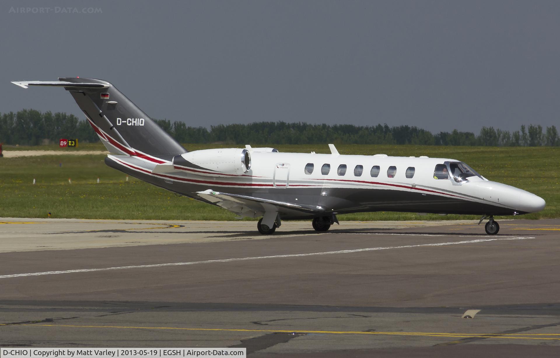 D-CHIO, 2012 Cessna 525B CitationJet CJ3 C/N 525B-0378, Departing SaxonAir...