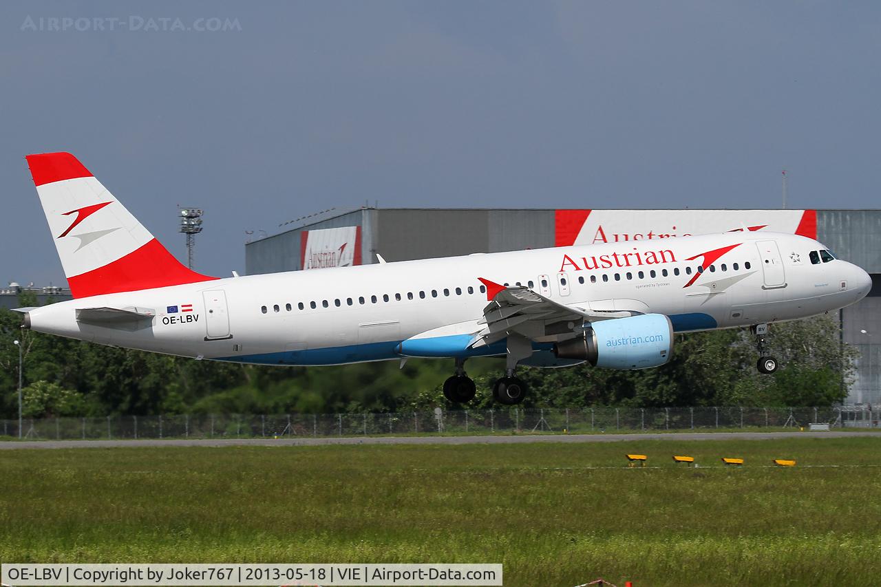 OE-LBV, 2000 Airbus A320-214 C/N 1385, Austrian Airlines