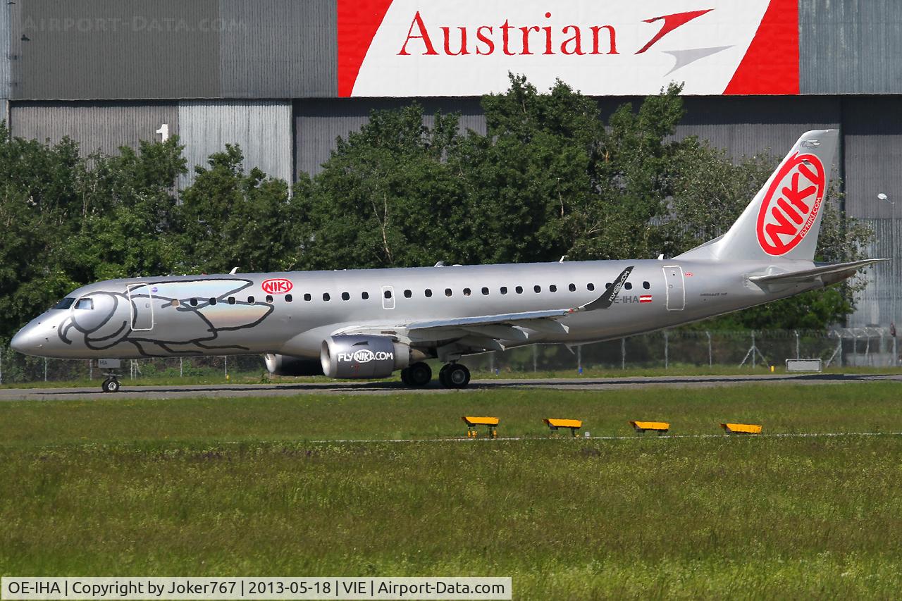 OE-IHA, 2009 Embraer 190LR (ERJ-190-100LR) C/N 19000285, NIKI