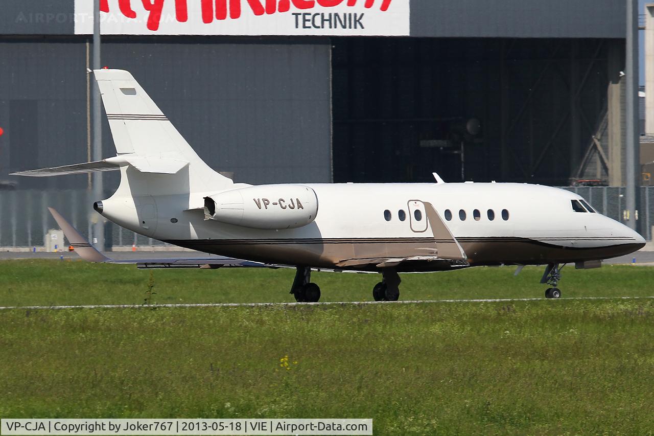 VP-CJA, 1995 Dassault Falcon 2000 C/N 18, Private