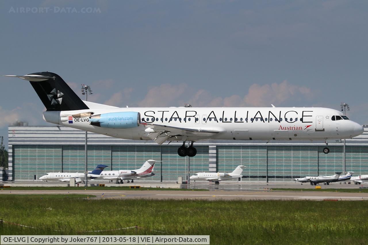 OE-LVG, 1994 Fokker 100 (F-28-0100) C/N 11520, Austrian Airlines