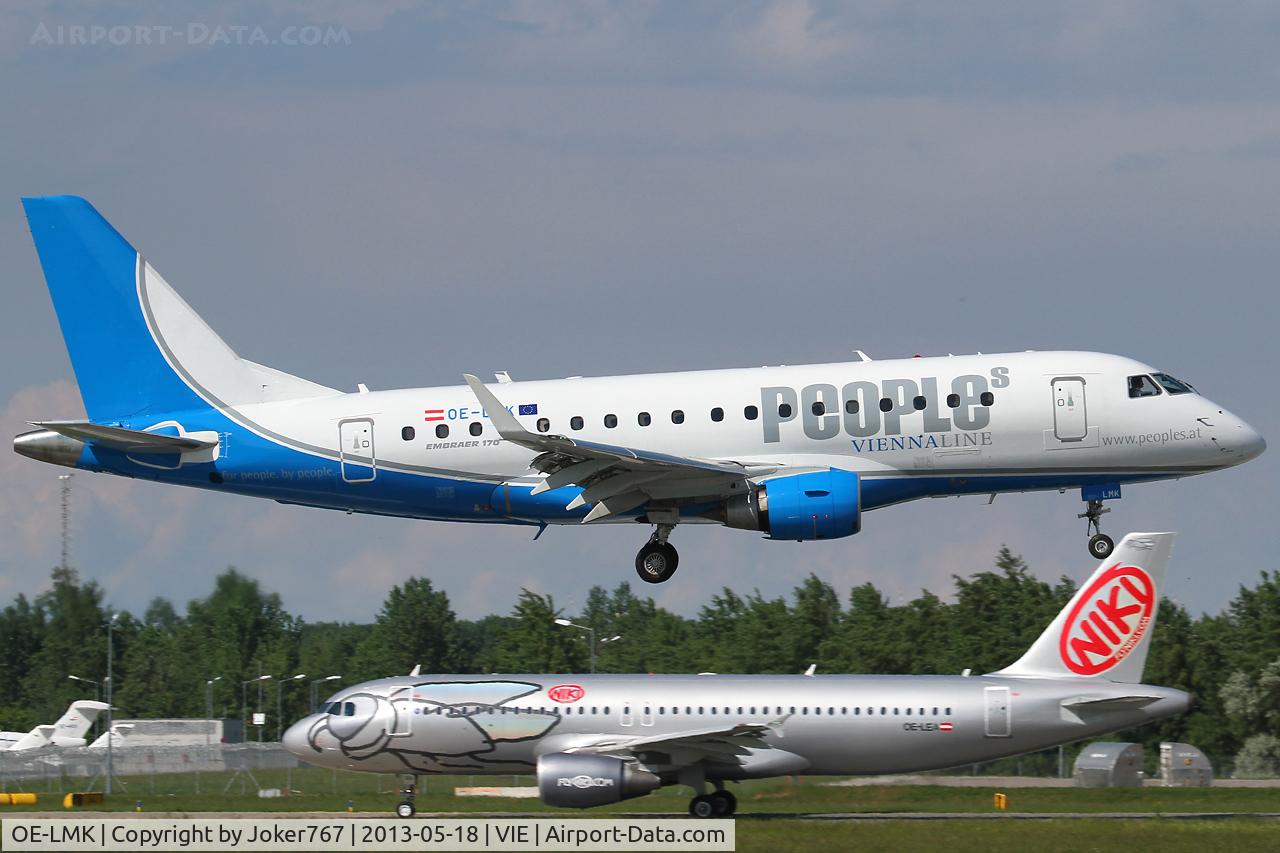 OE-LMK, 2006 Embraer 170LR (ERJ-170-100LR) C/N 17000150, People's Viennaline