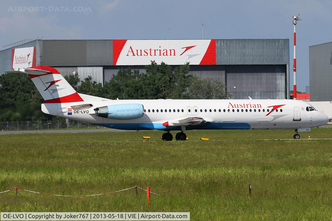OE-LVO, 1993 Fokker 100 (F-28-0100) C/N 11460, Austrian Airlines