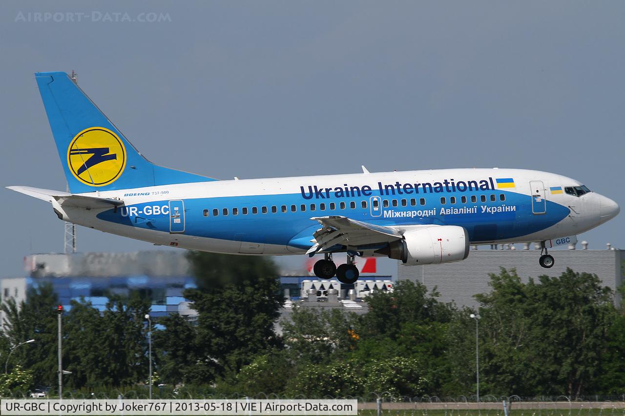 UR-GBC, 1997 Boeing 737-5L9 C/N 28722, Ukraine International Airlines