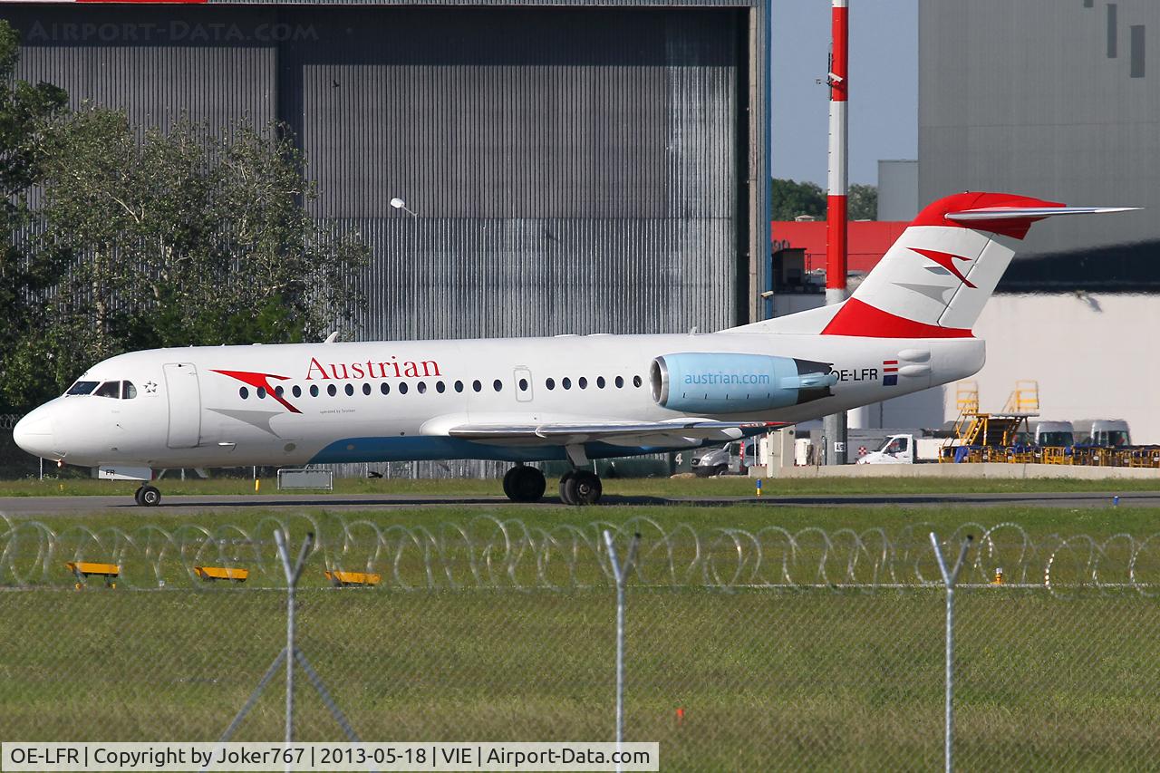 OE-LFR, 1996 Fokker 70 (F-28-0070) C/N 11572, Austrian Airlines
