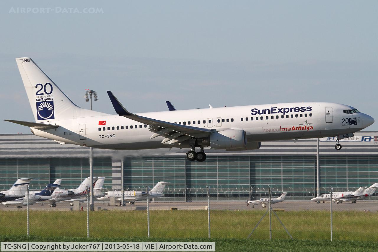 TC-SNG, 2008 Boeing 737-8HC C/N 36530, SunExpress
