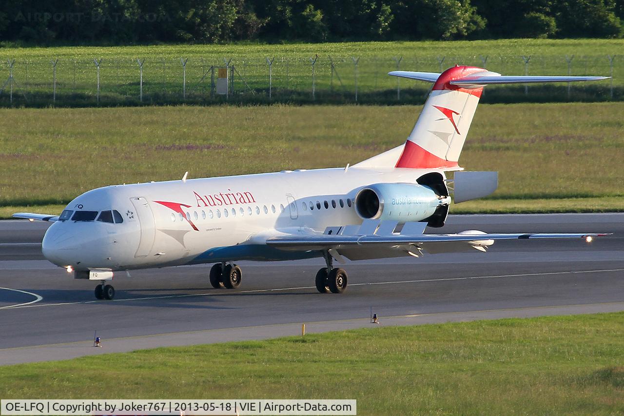 OE-LFQ, 1996 Fokker 70 (F-28-0070) C/N 11568, Austrian Airlines