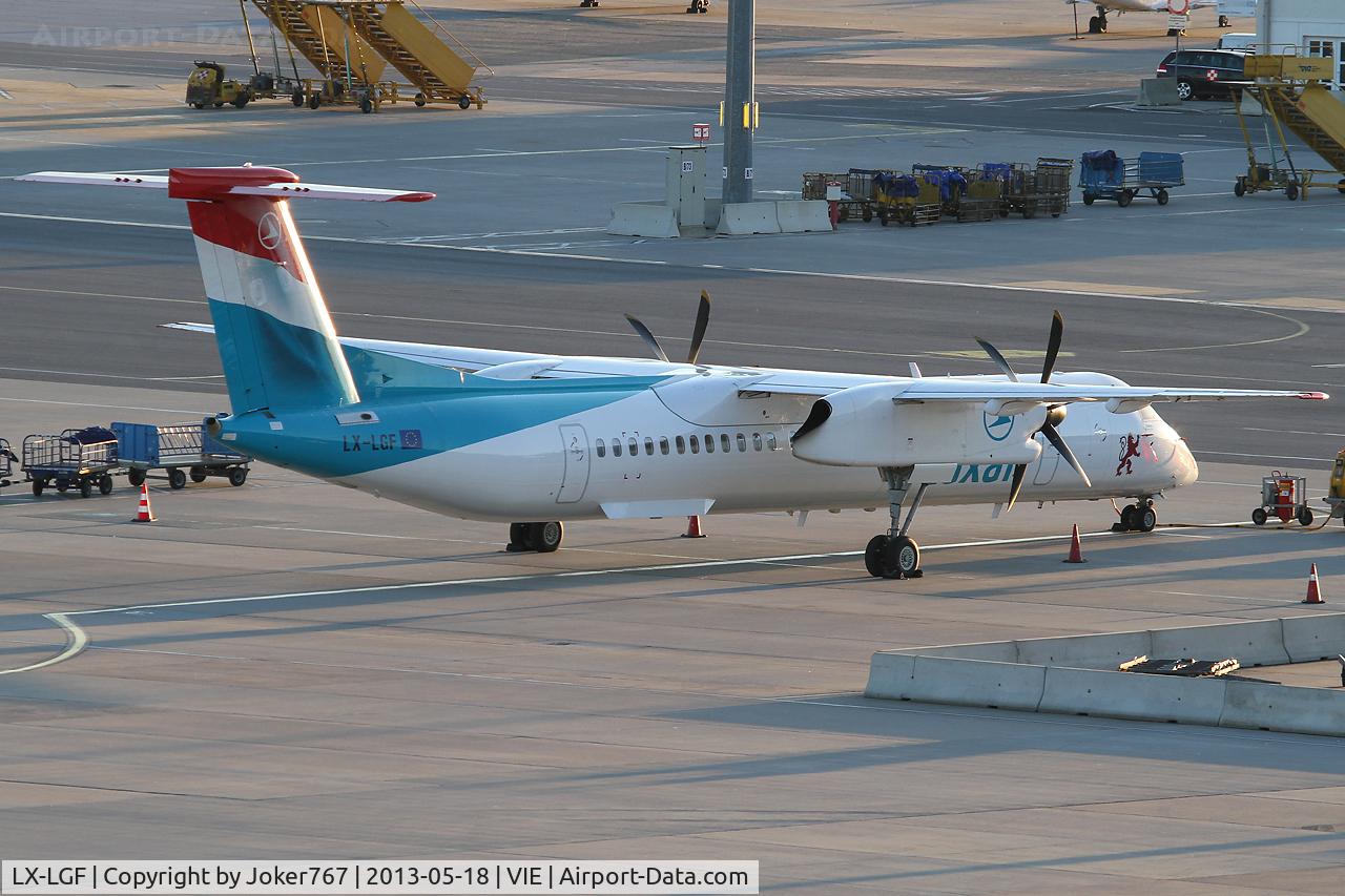 LX-LGF, 2011 De Havilland Canada DHC-8-402Q Dash 8 C/N 4349, Luxair