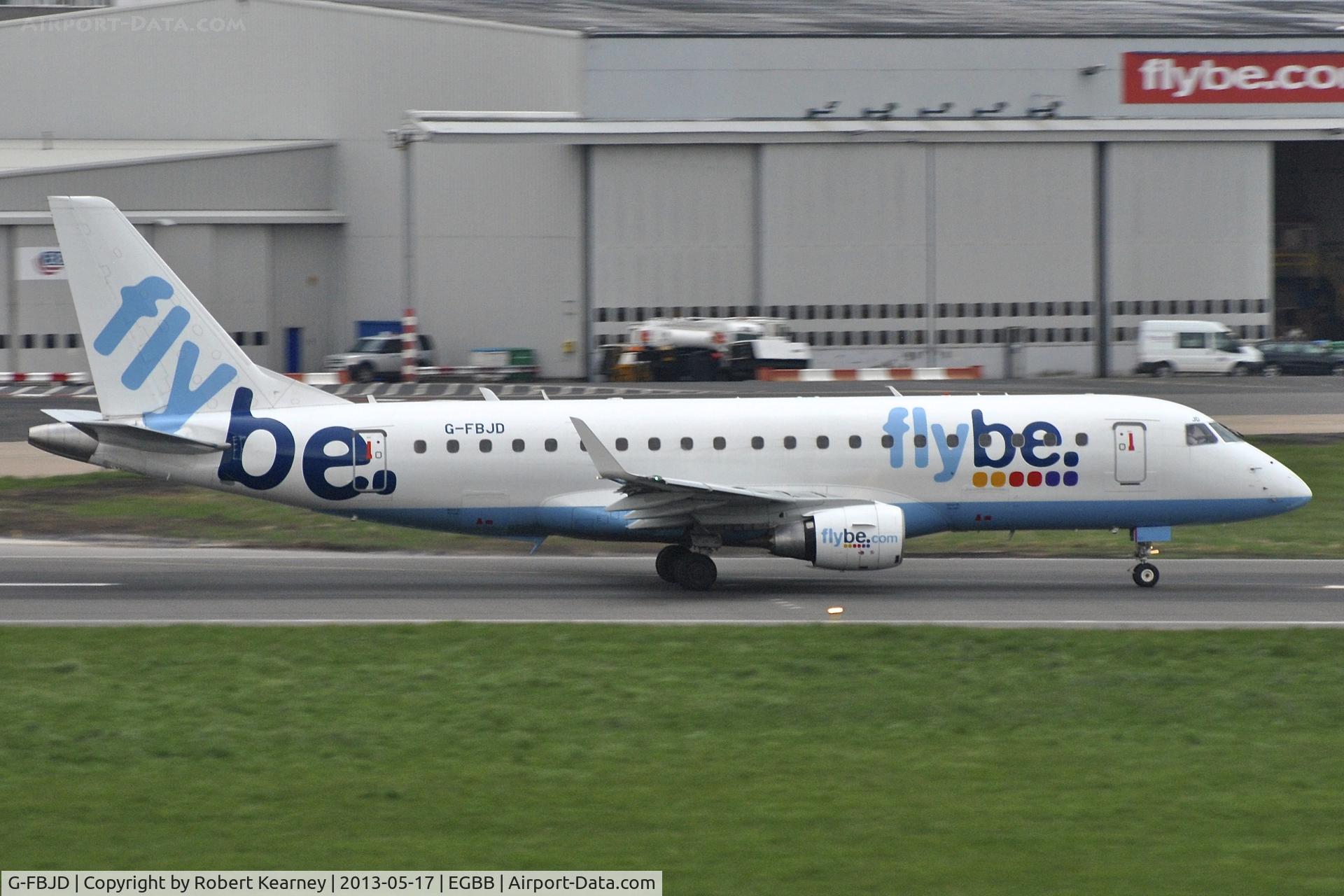 G-FBJD, 2011 Embraer 175STD (ERJ-170-200) C/N 17000329, Rolling down r/w 33