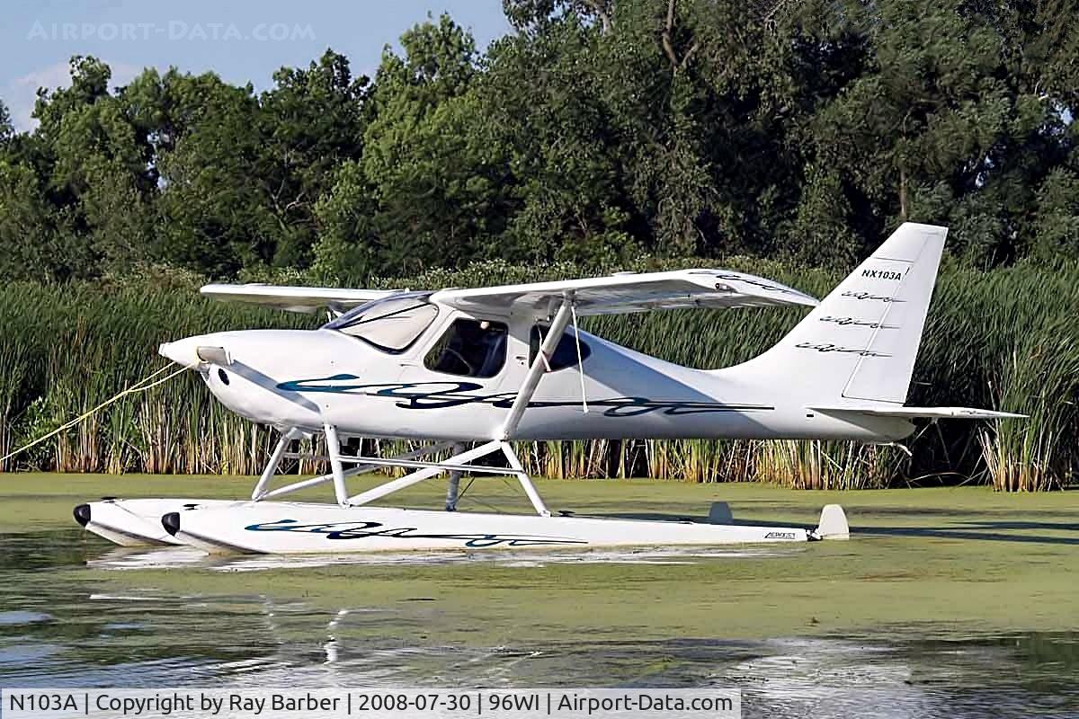 N103A, Stoddard-Hamilton GlaStar GS-1 C/N 5328, Stoddard-Hamilton Glastar [5328] Oshkosh-Lake Winnebago Seaplane Base~N 30/07/2008