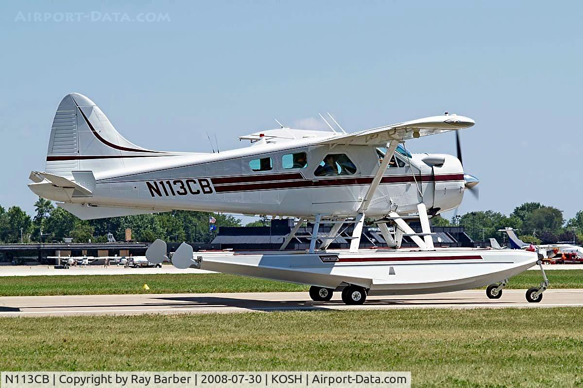 N113CB, 1961 De Havilland Canada DHC-2 C/N 1491, De Havilland Canada DHC-2 Beaver AL1 [1491] Oshkosh-Wittman Regional~N 30/07/2008