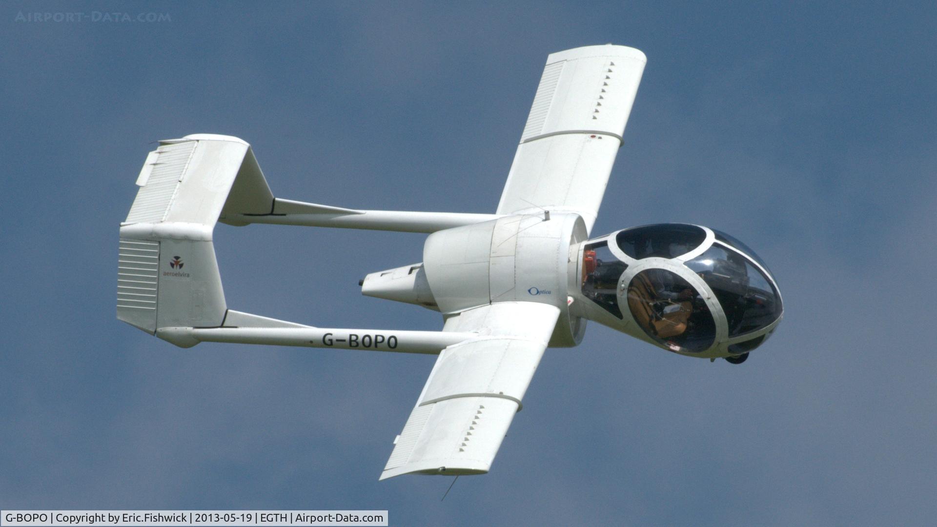 G-BOPO, 1993 Edgley EA7 Optica C/N EA7-021, 42. G-BOPO at Shuttleworth Flying Day and LAA Party in the Park, May 2013.